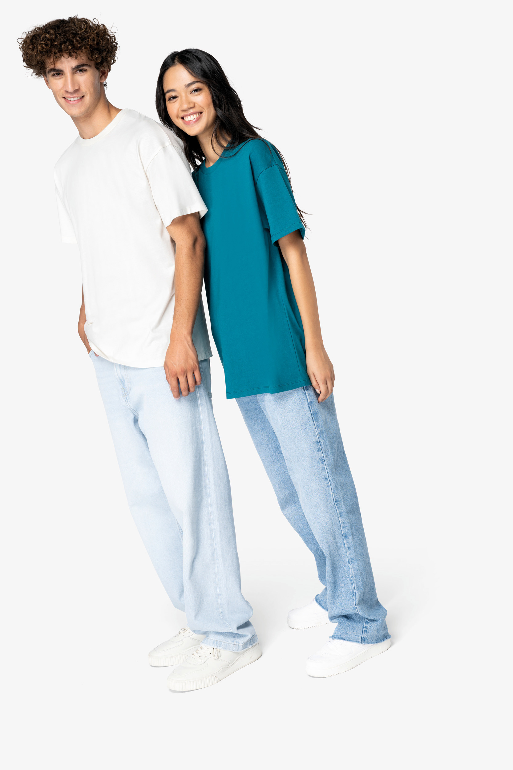 Miniature 2 pour T-shirt écoresponsable à épaules tombantes unisexe