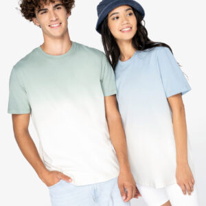 Visuel T-shirt écoresponsable Dip Dye unisexe