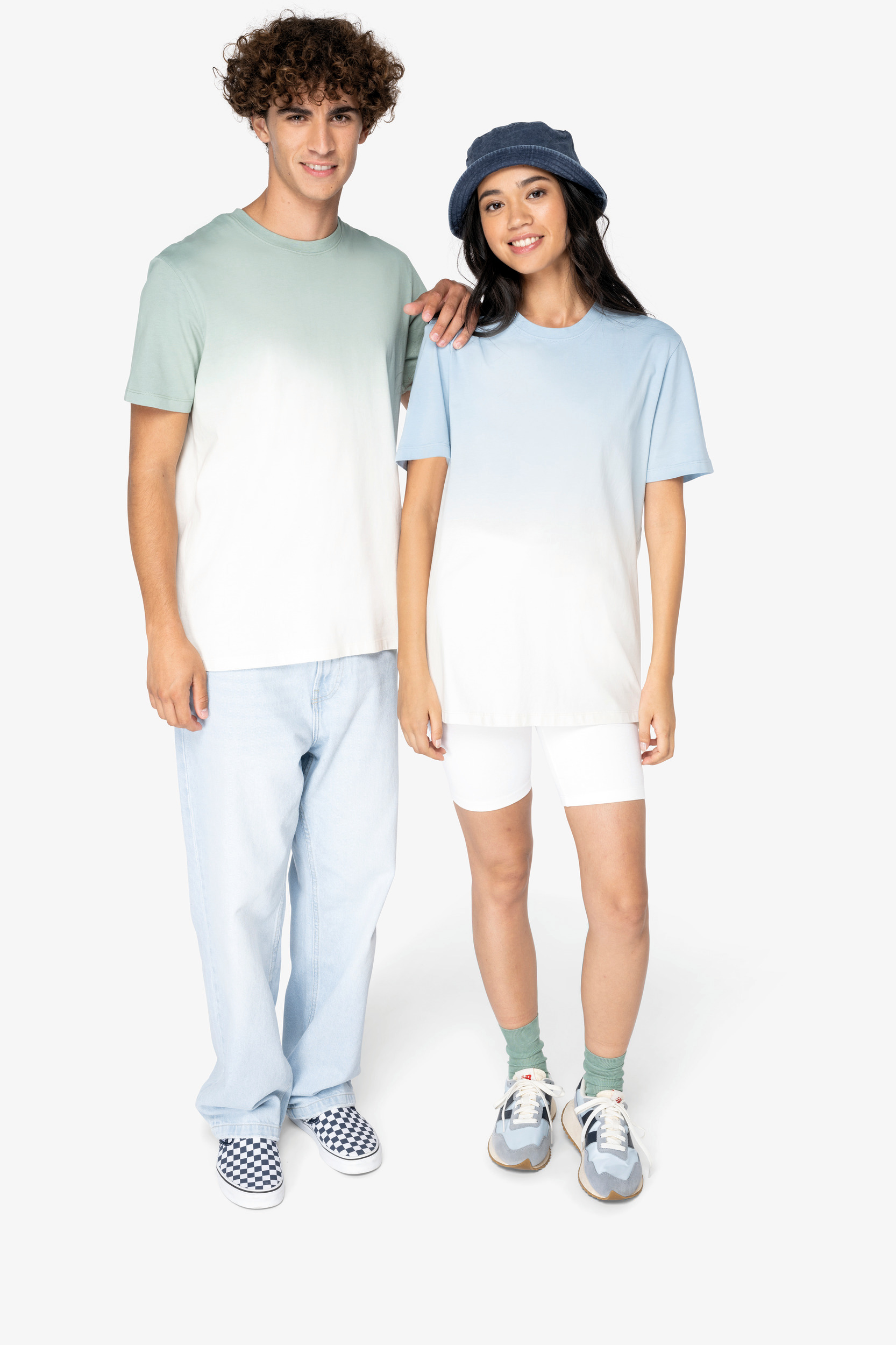 Miniature 2 pour T-shirt écoresponsable Dip Dye unisexe