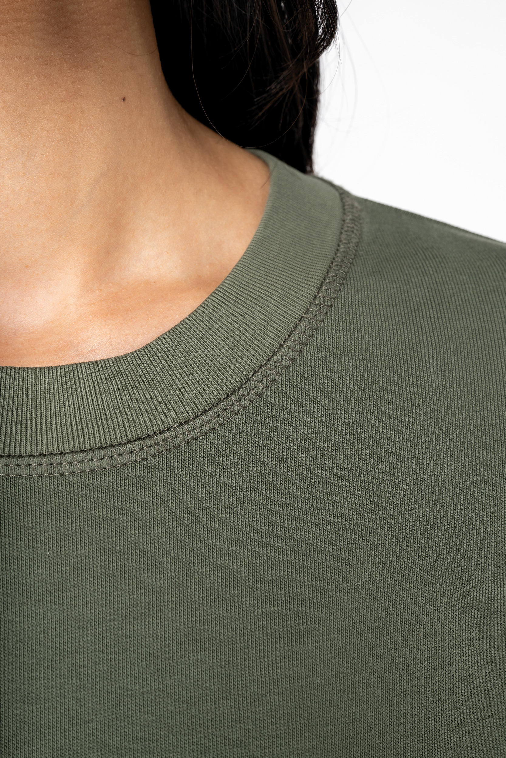 Miniature 6 pour Sweat-shirt écoresponsable à col rond French Terry unisexe