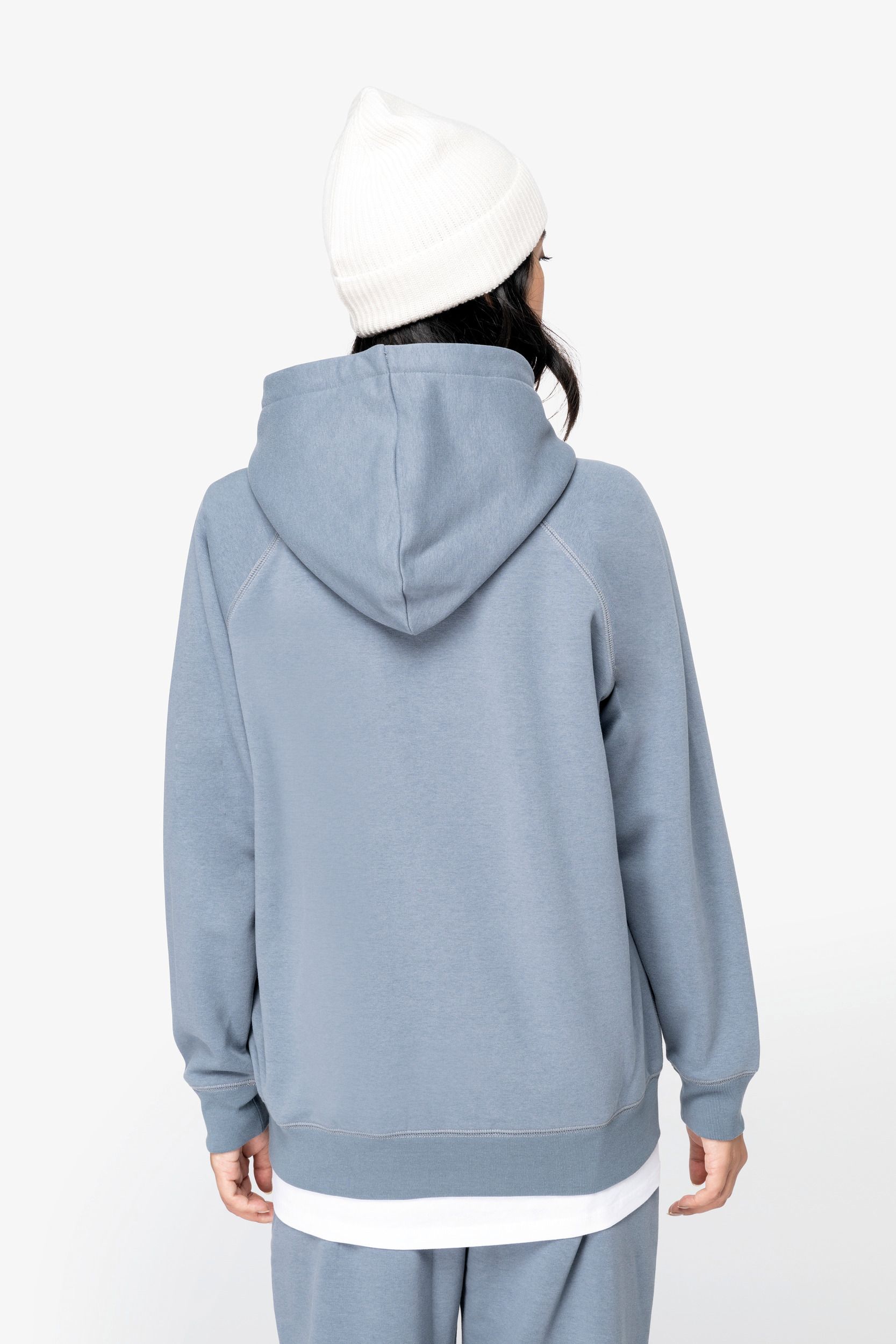 Miniature 3 pour Sweat-shirt écoresponsable à capuche raglan femme