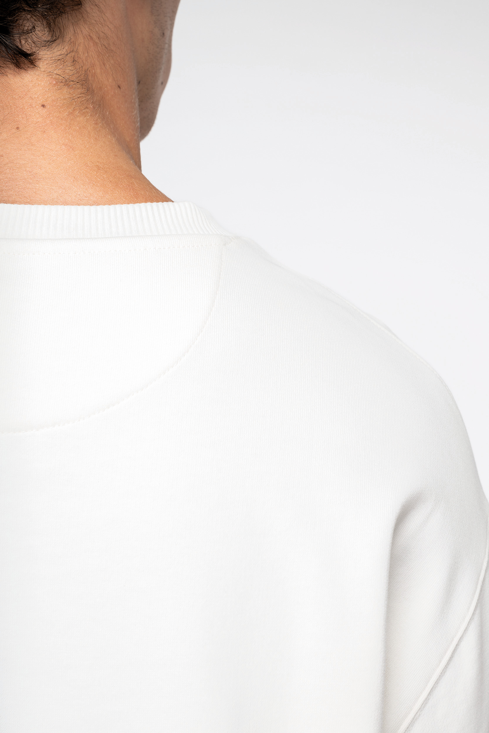 Miniature 9 pour Sweat-shirt écoresponsable à col rond à épaules tombantes French Terry unisexe