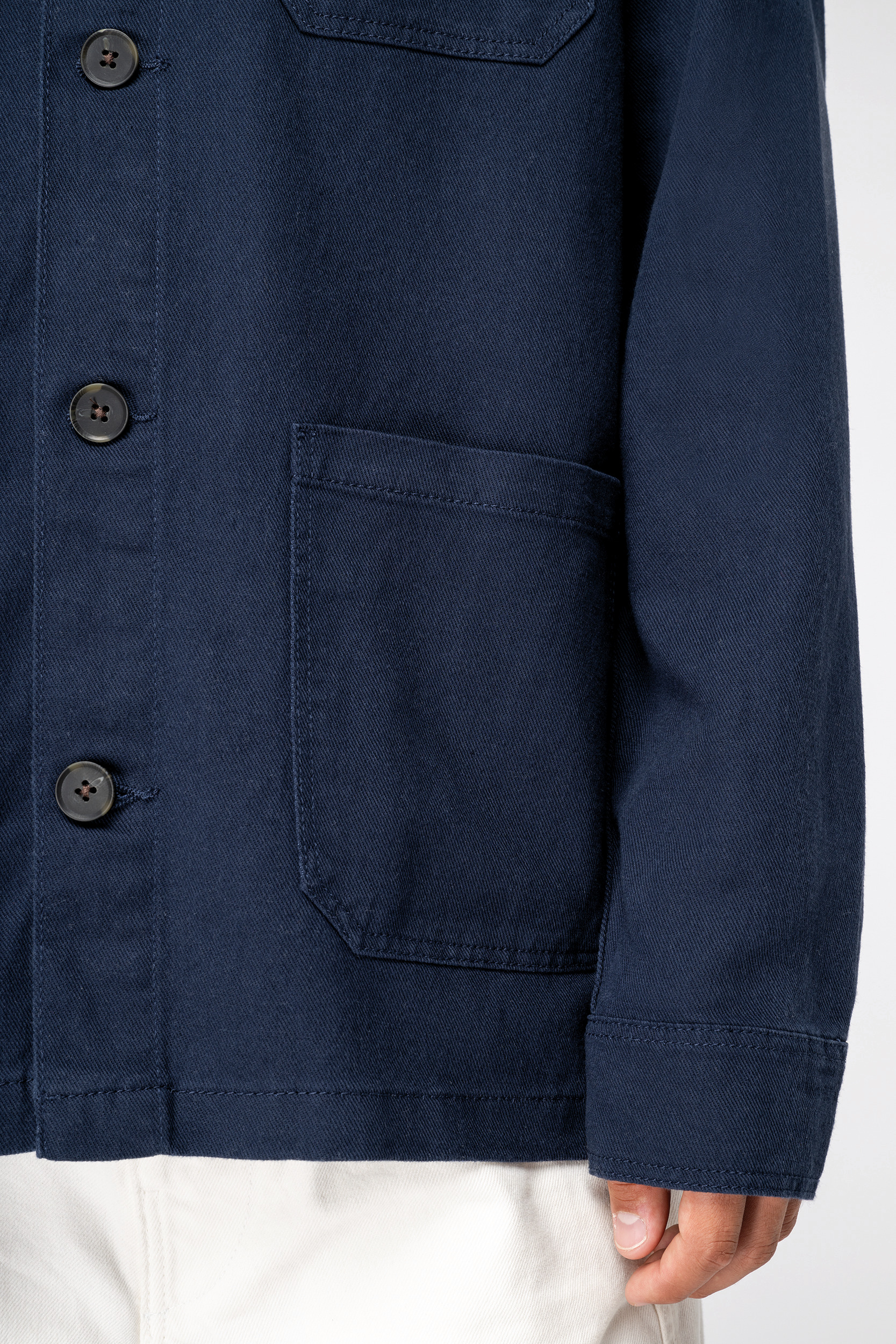 Miniature 9 pour Veste worker écoresponsable délavée homme