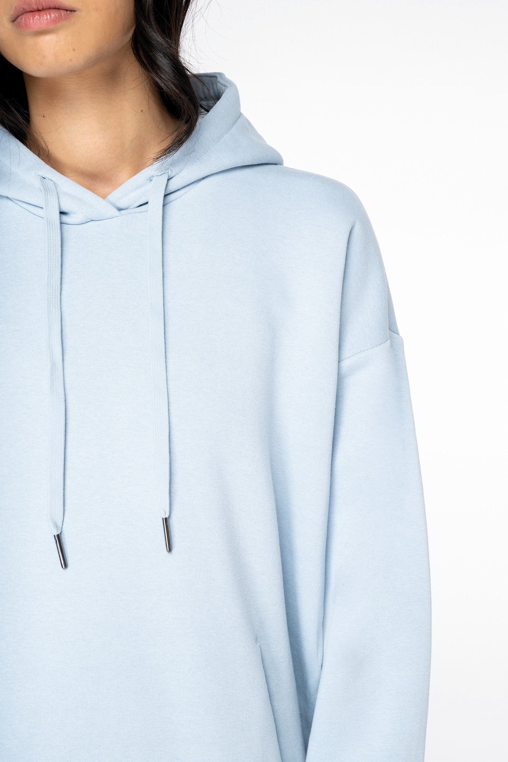 Miniature 5 pour Robe sweat-shirt écoresponsable à capuche femme