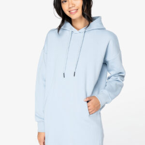 Visuel Robe sweat-shirt écoresponsable à capuche femme