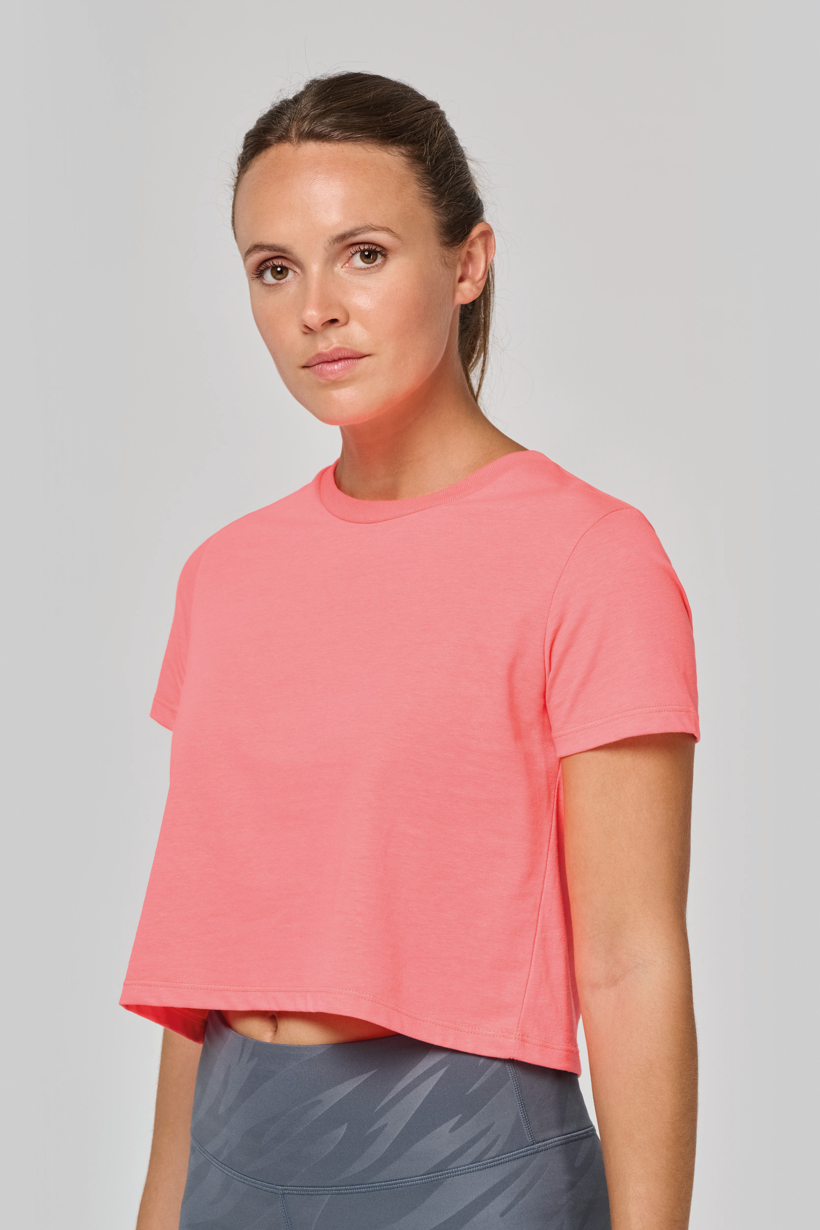 Miniature 1 pour Crop top triblend femme