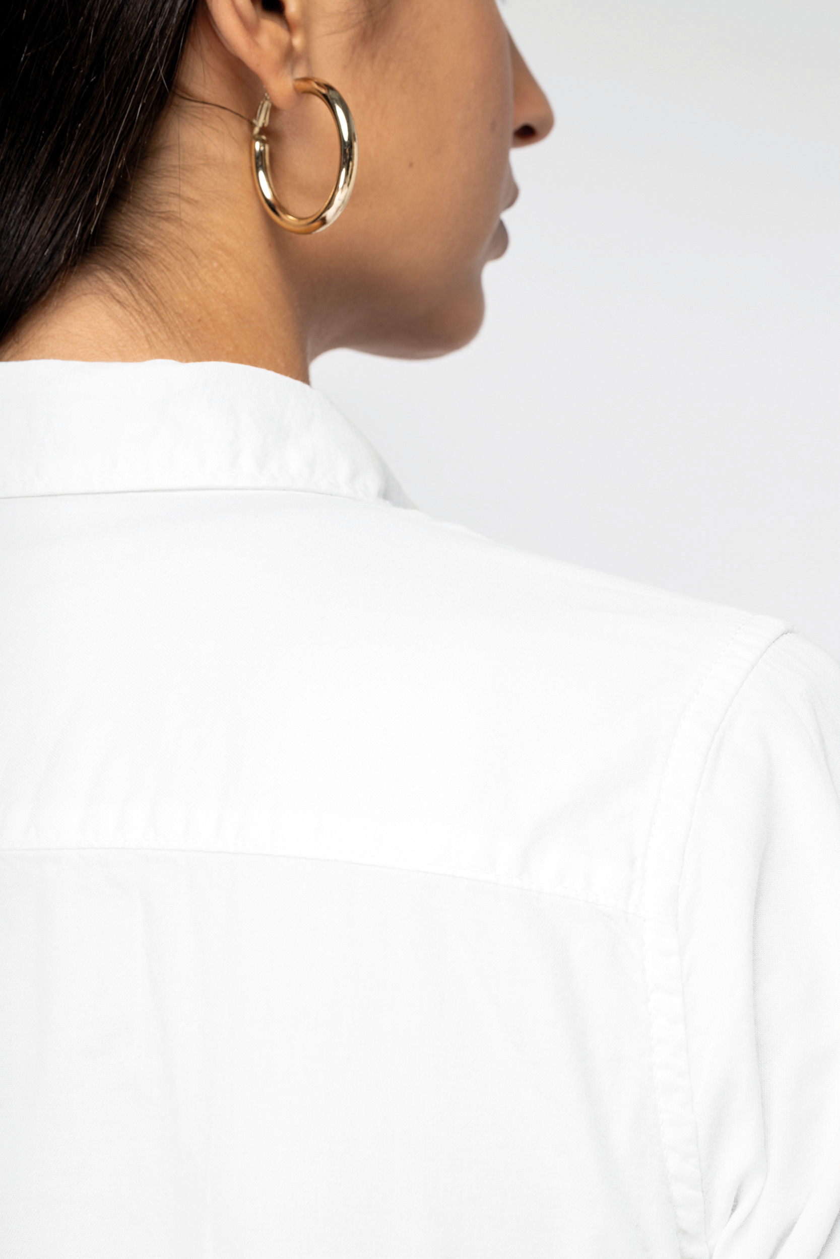 Miniature 4 pour Chemise écoresponsable délavée femme