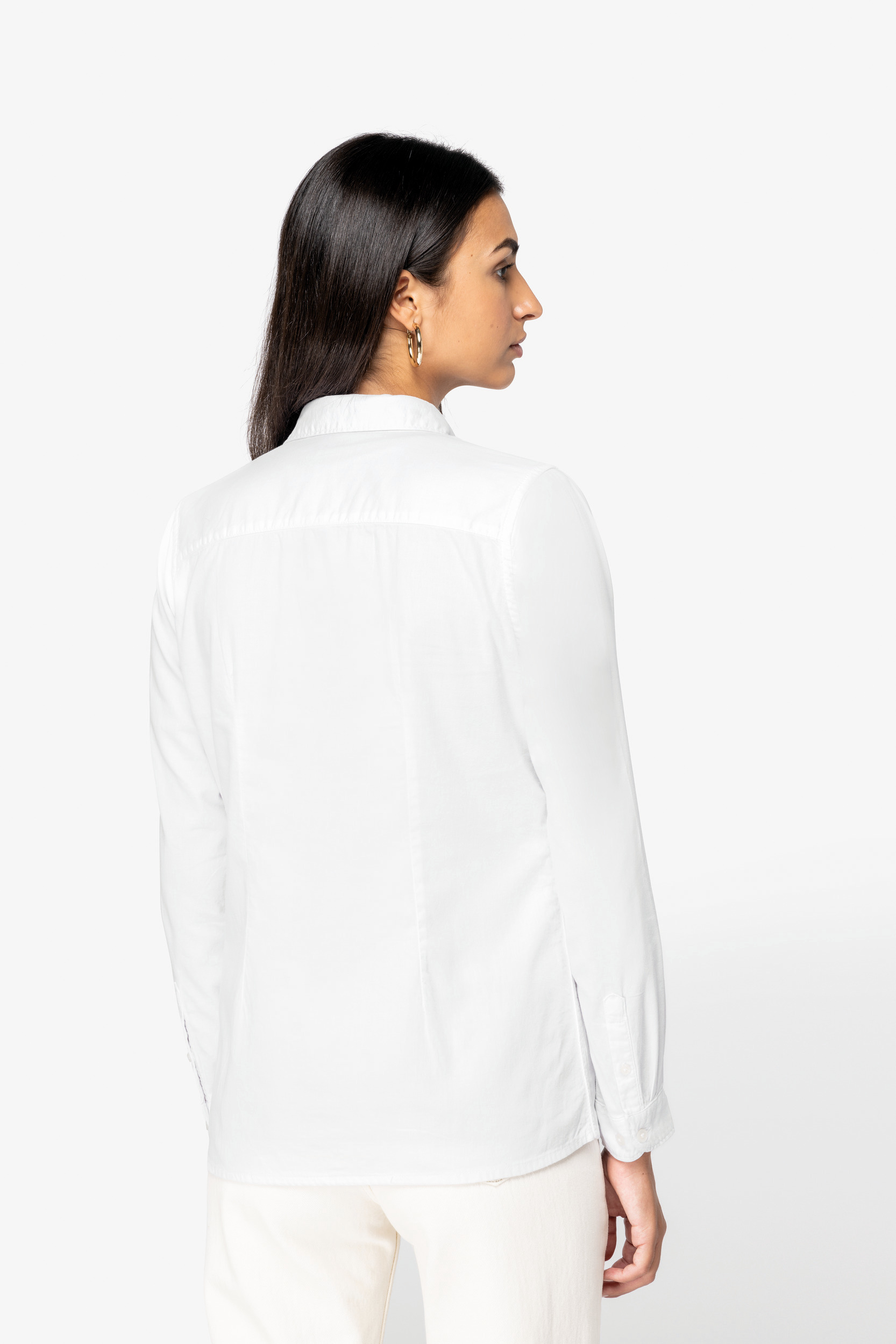 Miniature 3 pour Chemise écoresponsable délavée femme