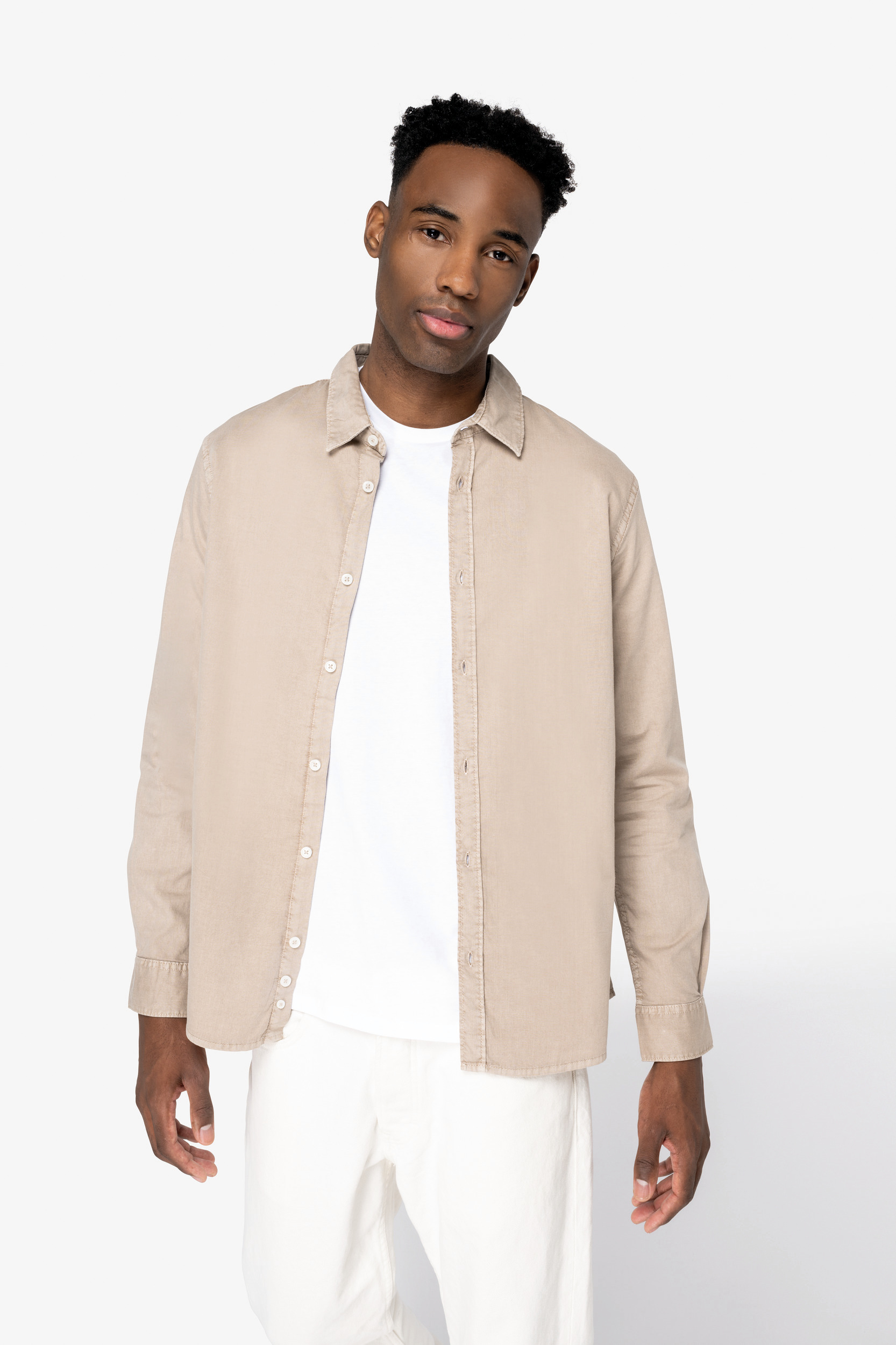Miniature 1 pour Chemise écoresponsable délavée homme