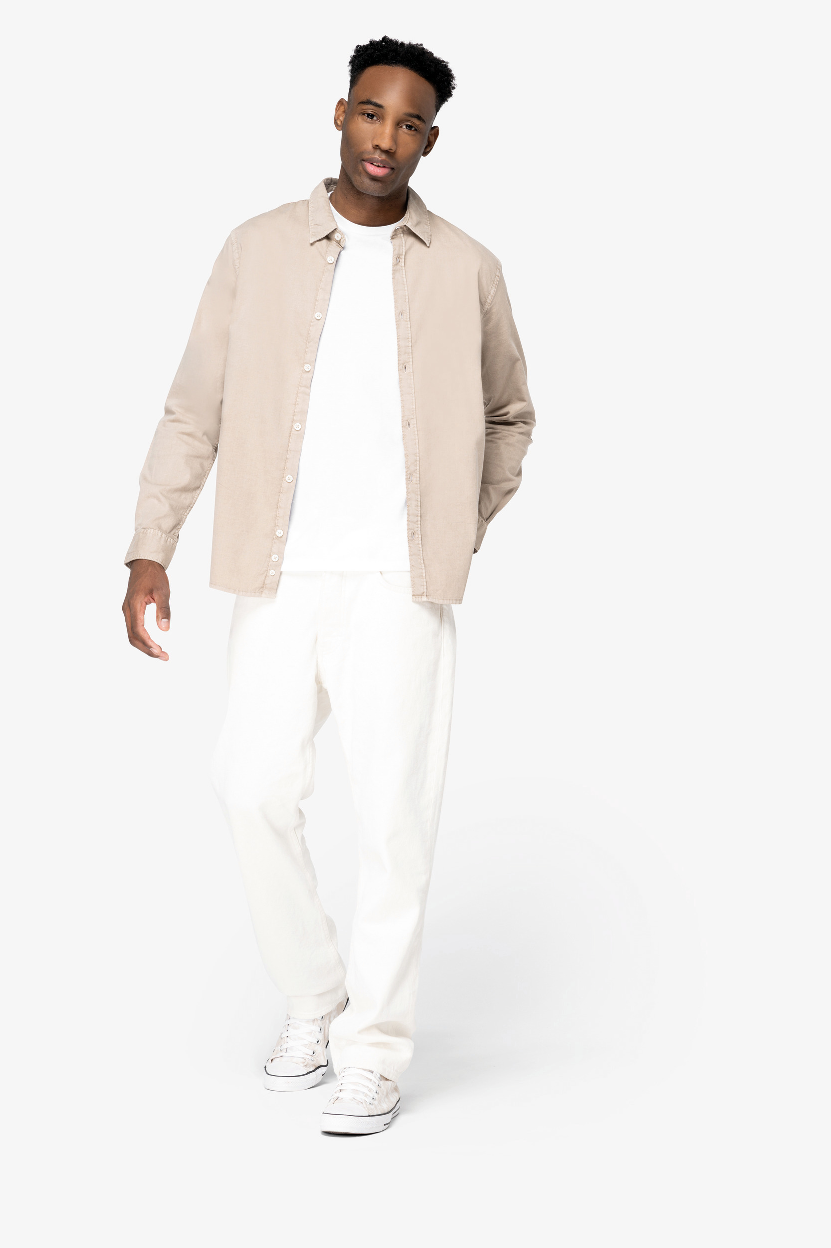Miniature 2 pour Chemise écoresponsable délavée homme