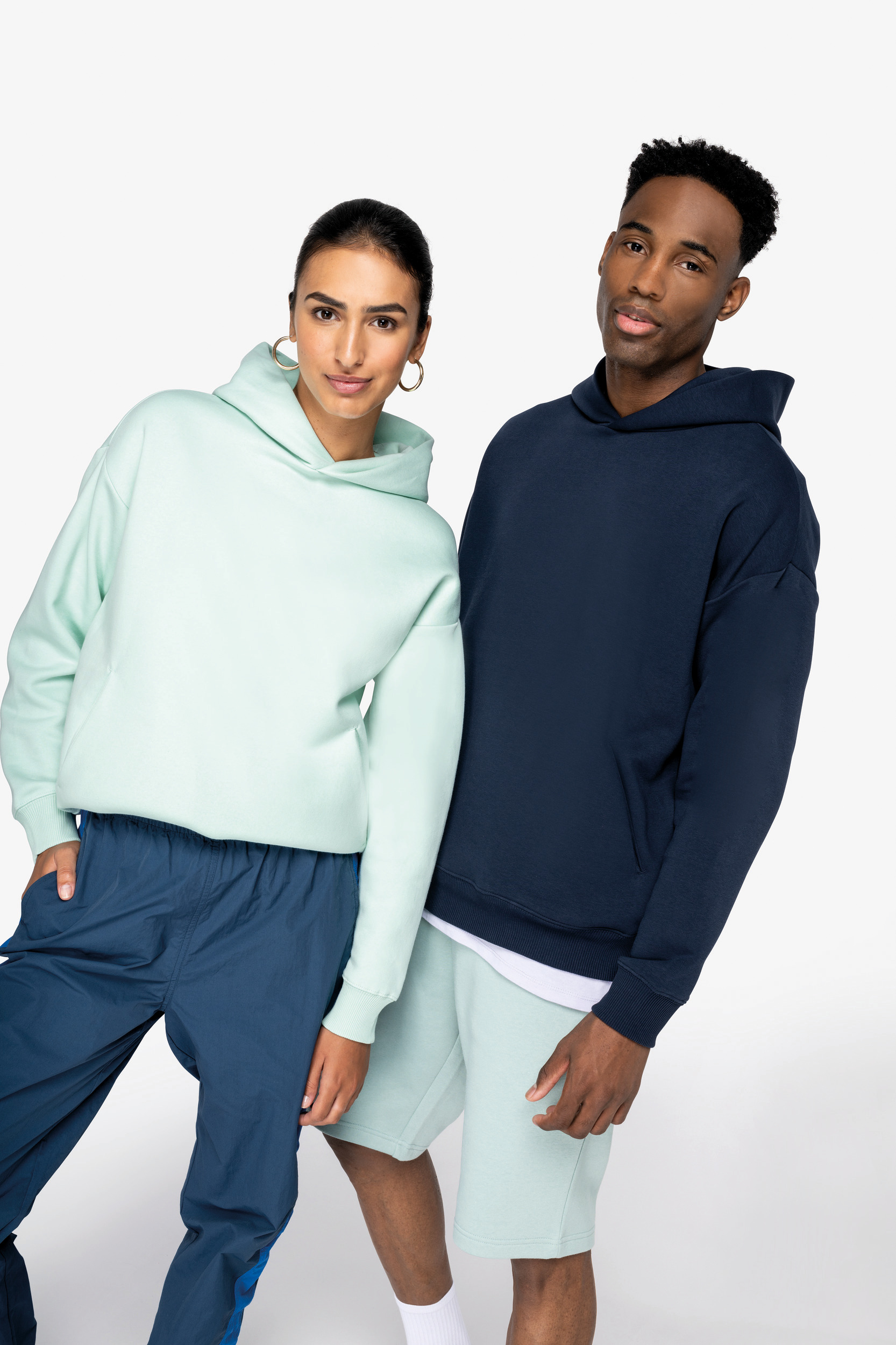 Miniature 1 pour Sweat-shirt écoresponsable à capuche oversize unisexe