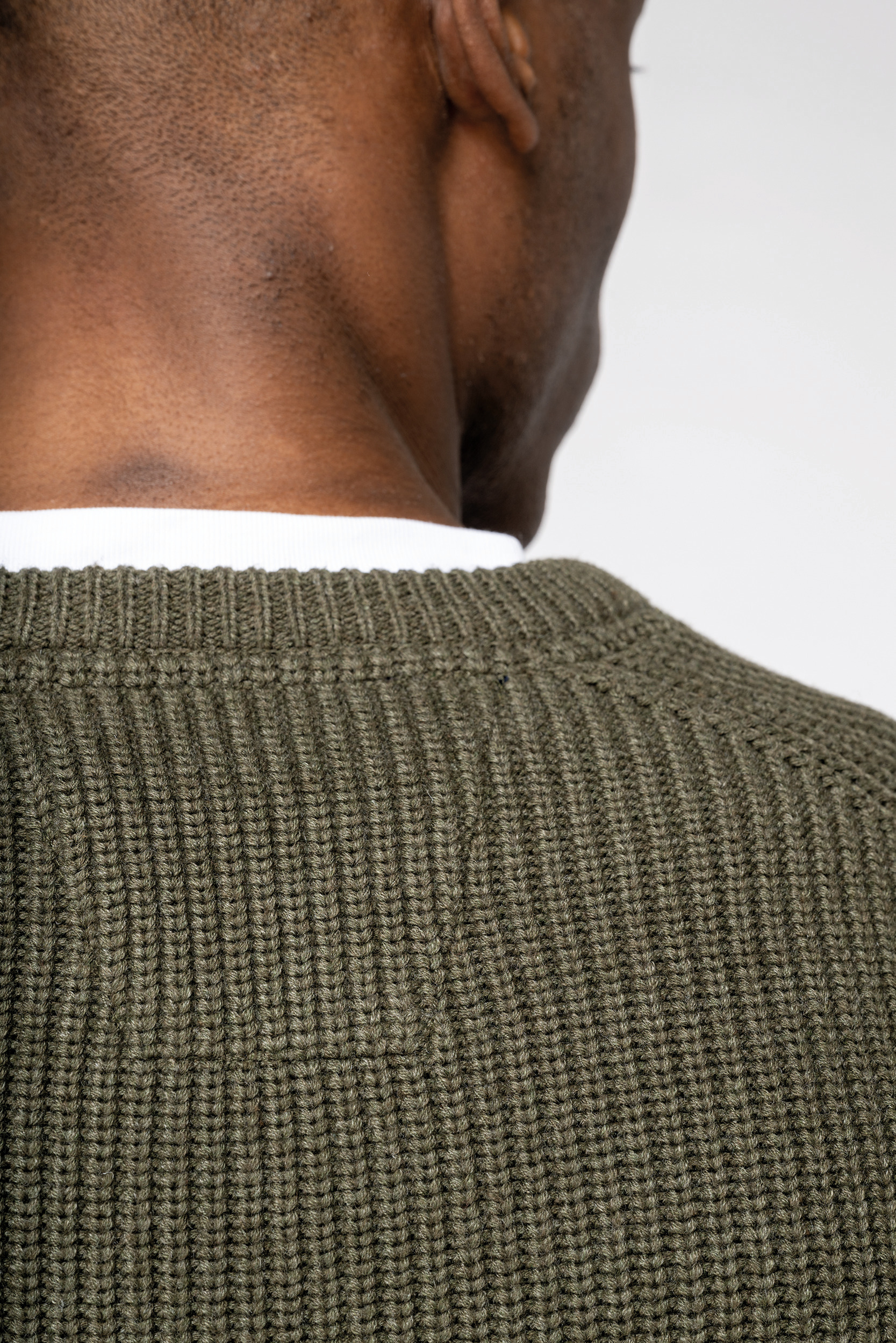 Miniature 5 pour Pull écoresponsable à grosses mailles homme