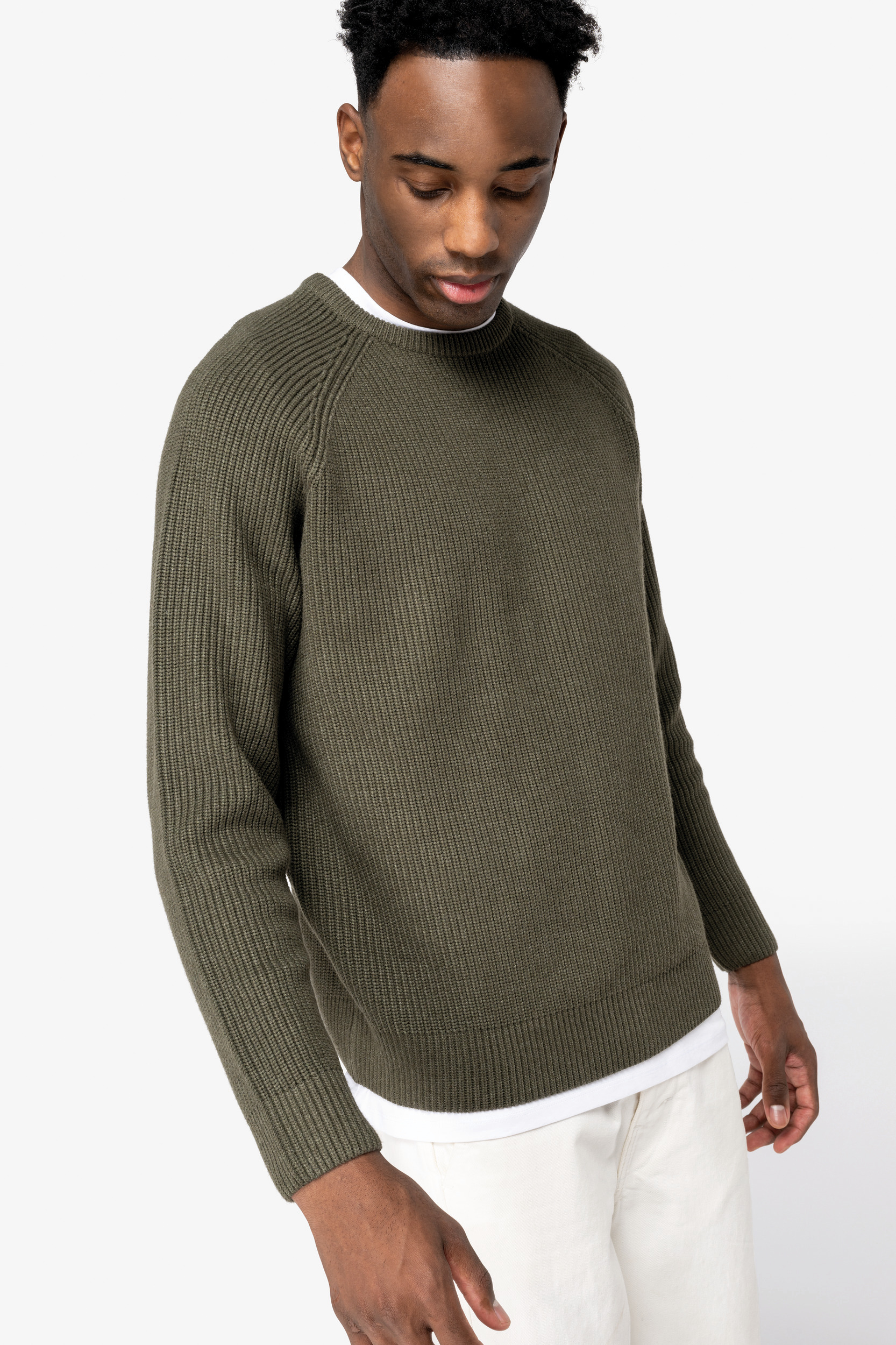 Miniature 3 pour Pull écoresponsable à grosses mailles homme