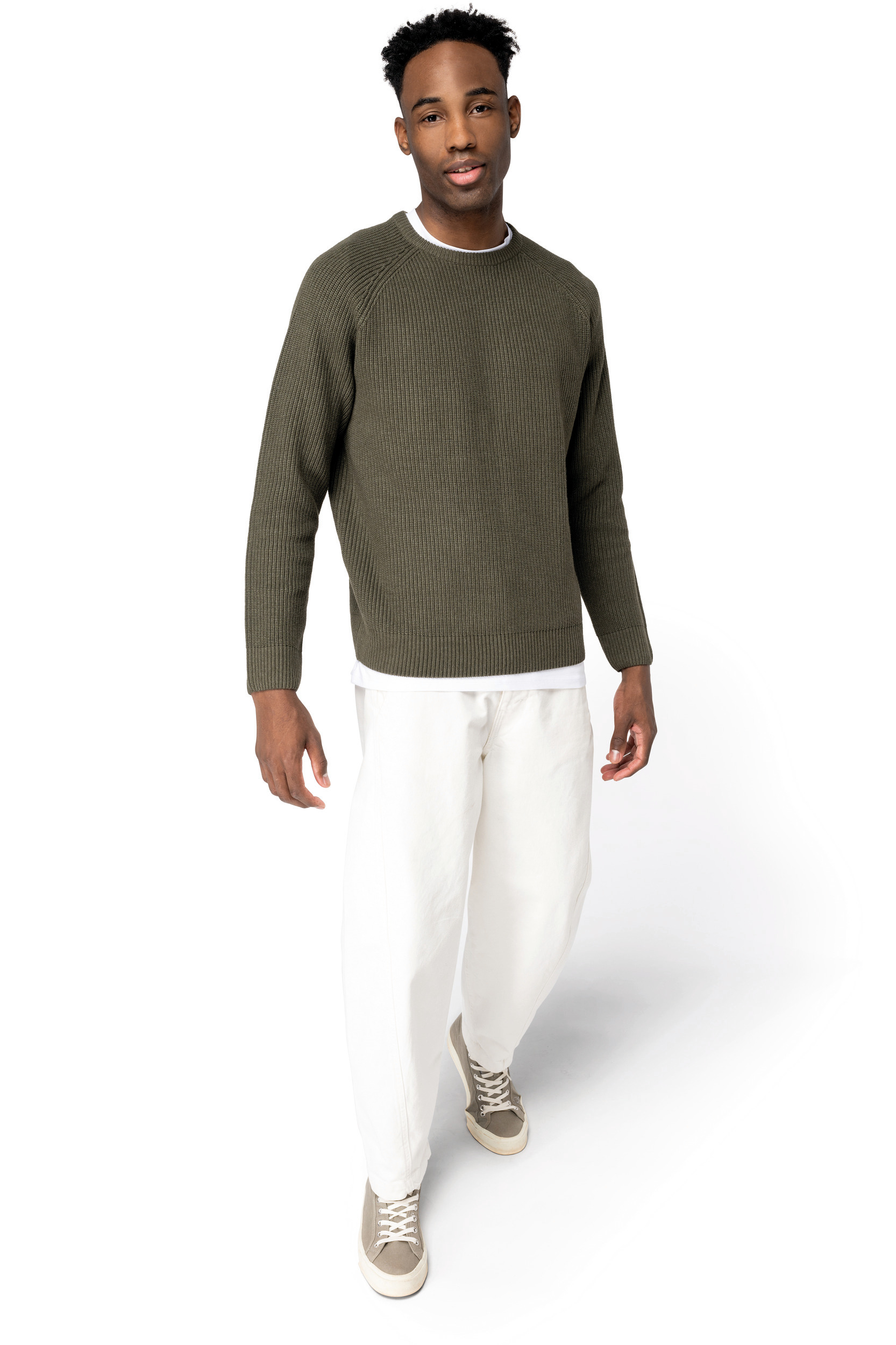 Miniature 2 pour Pull écoresponsable à grosses mailles homme