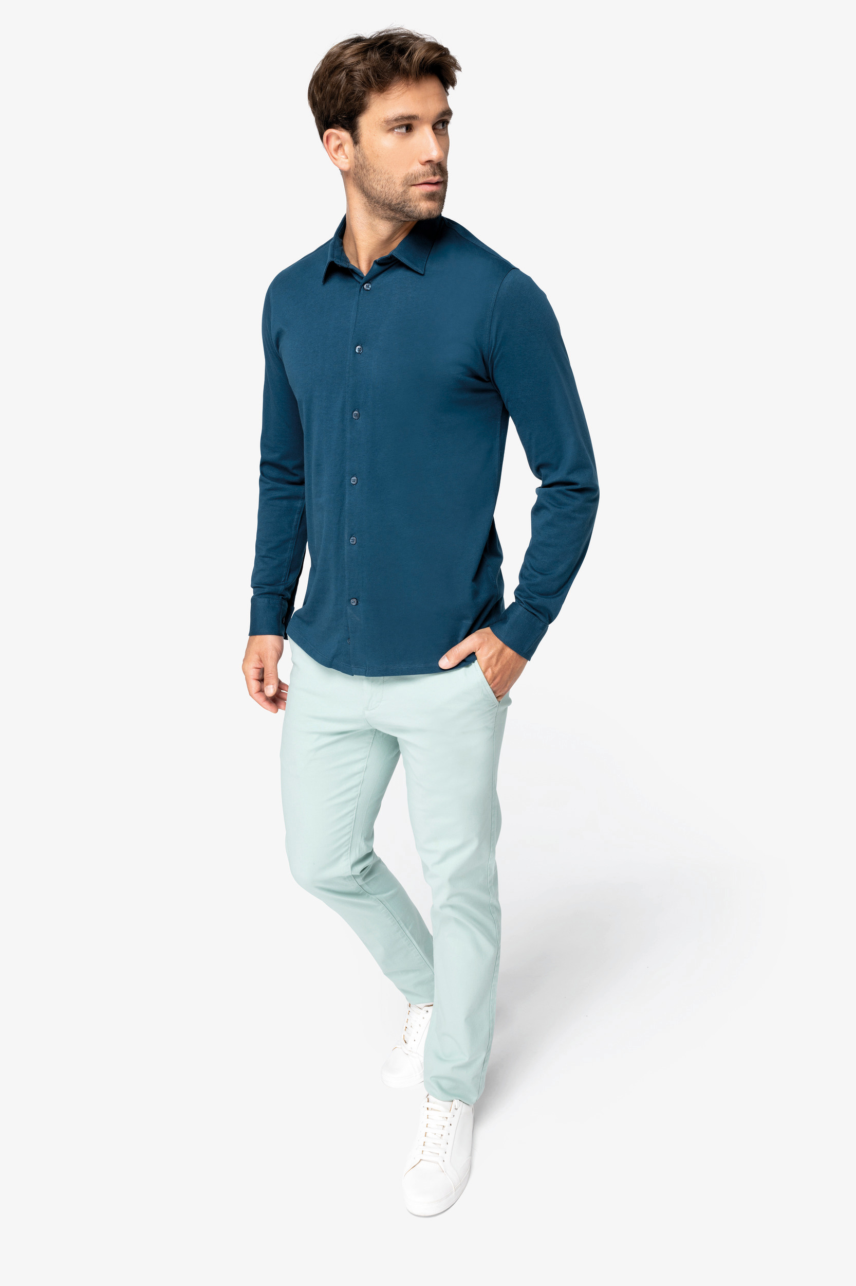 Miniature 2 pour Chemise écoresponsable en jersey homme