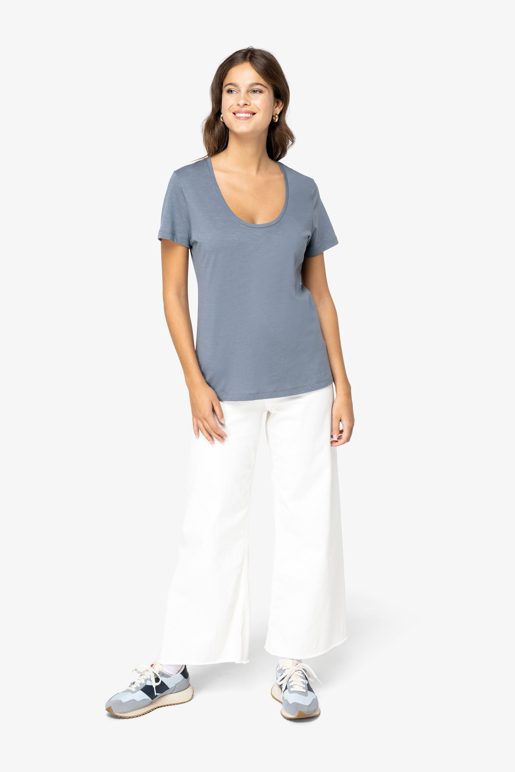 Miniature 2 pour T-shirt écoresponsable slub femme