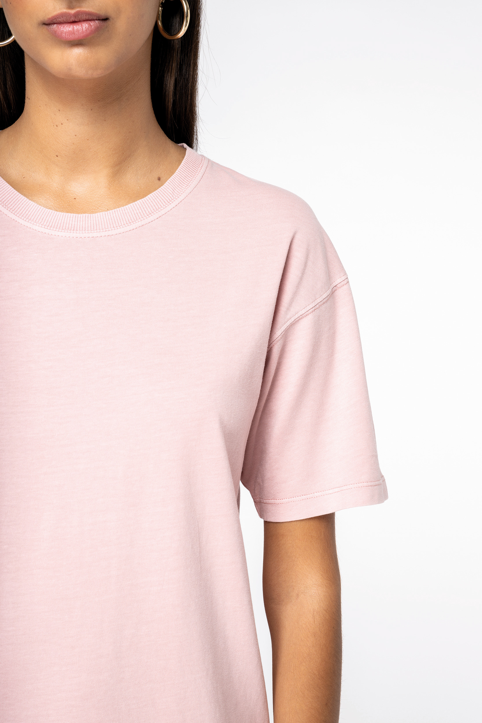 Miniature 5 pour Robe t-shirt écoresponsable délavée femme