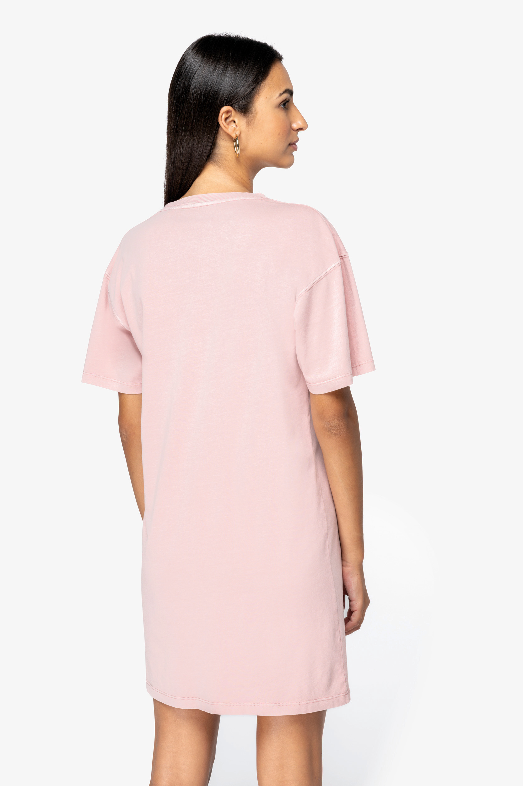 Miniature 4 pour Robe t-shirt écoresponsable délavée femme