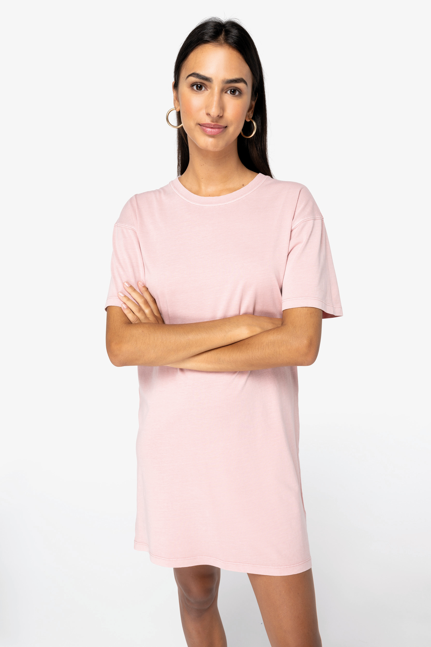 Miniature 3 pour Robe t-shirt écoresponsable délavée femme