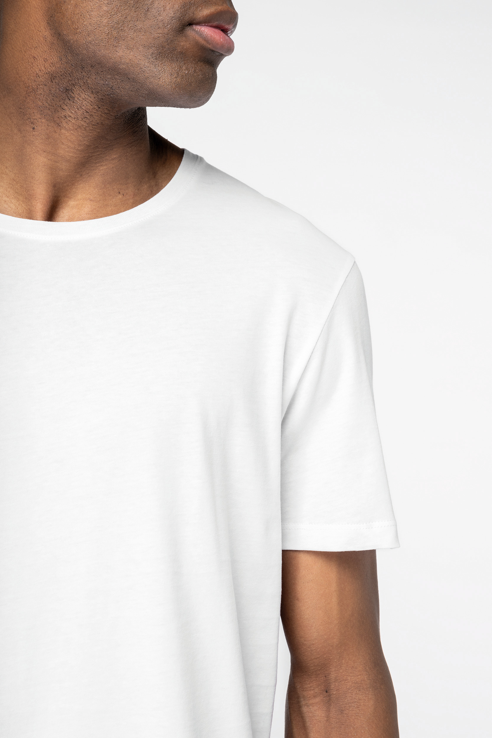Miniature 4 pour T-shirt écoresponsable bas arrondi homme