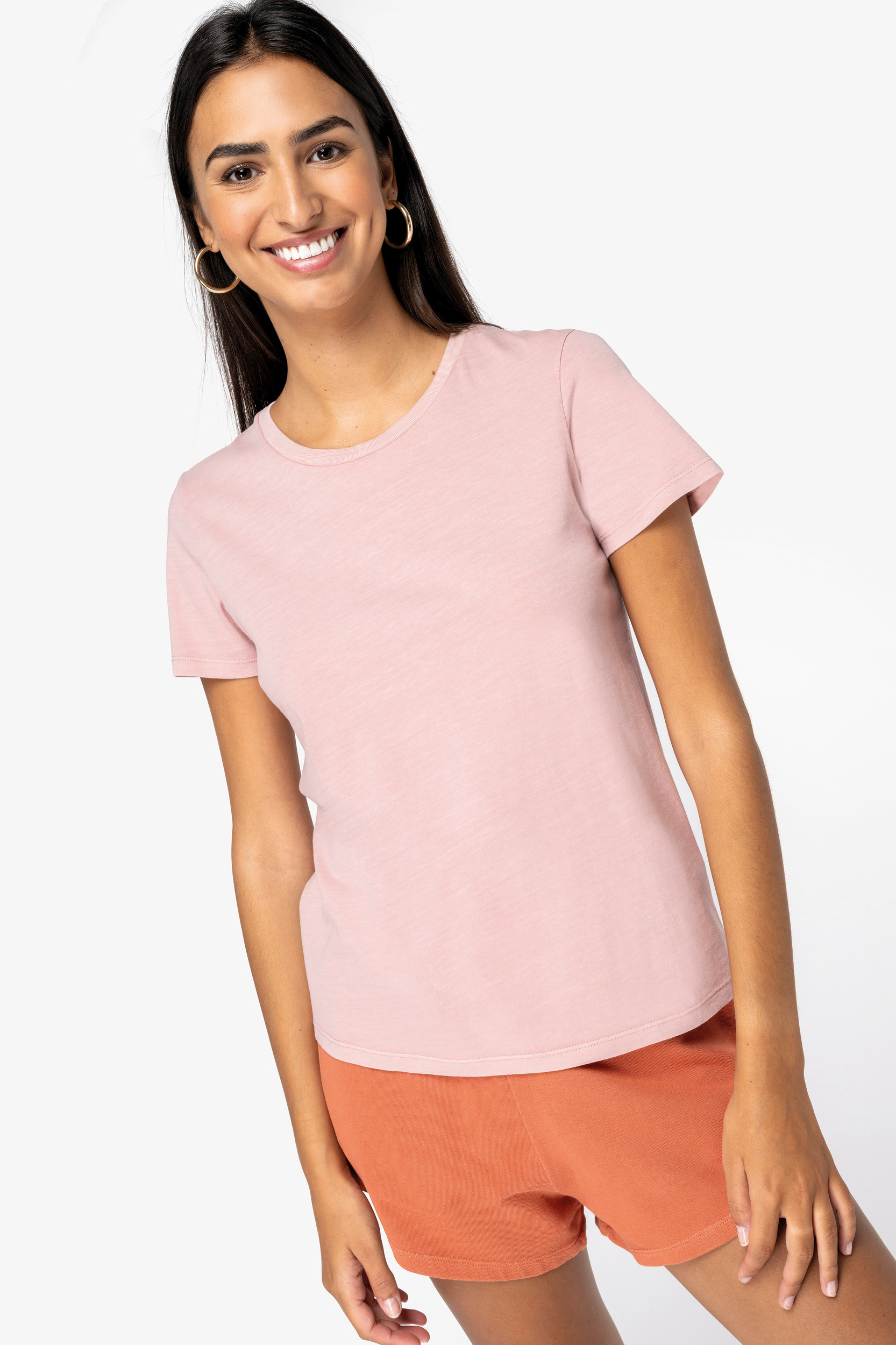 Miniature 1 pour T-shirt écoresponsable délavé femme