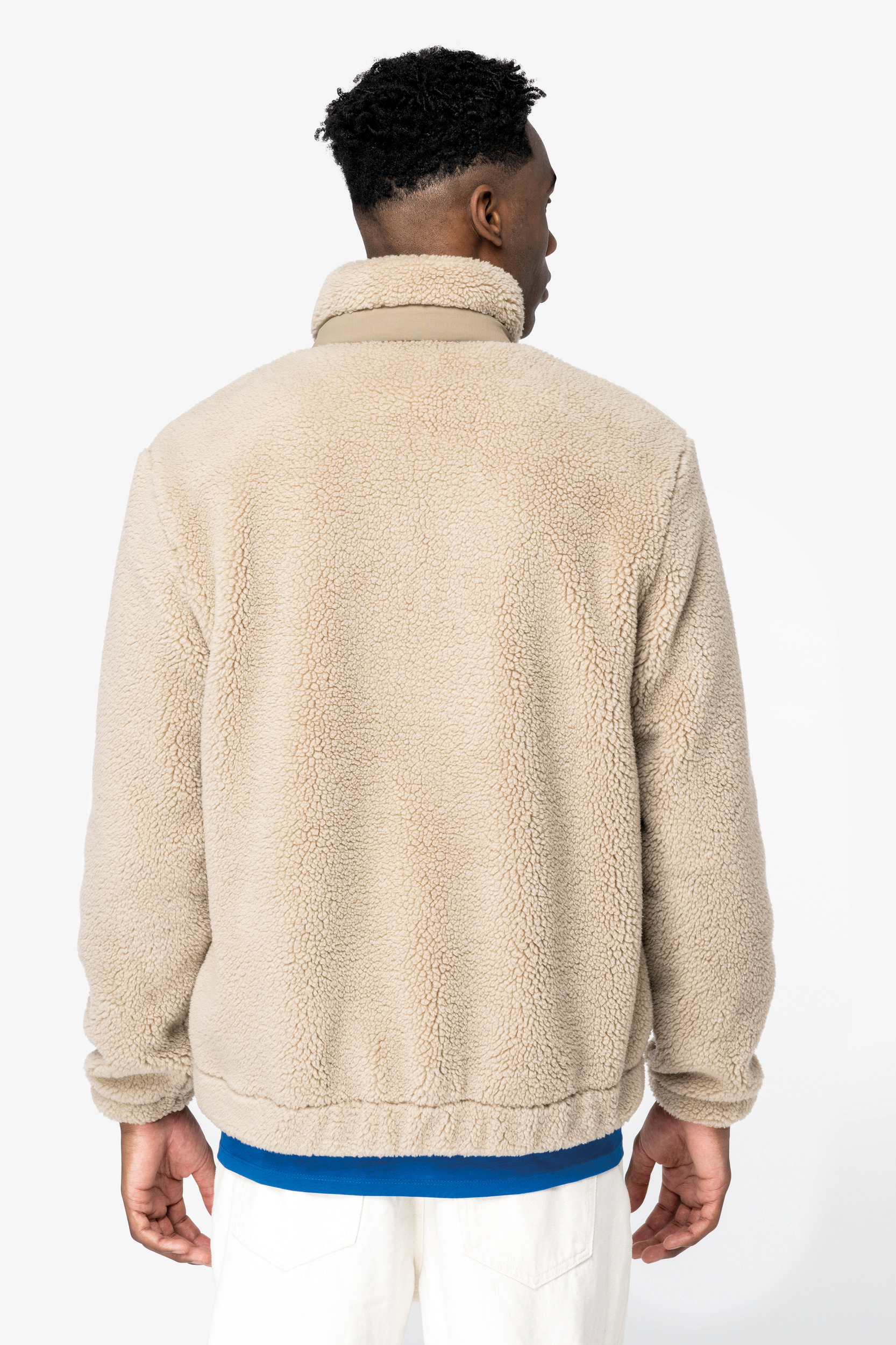 Miniature 4 pour Veste écoresponsable en sherpa unisexe