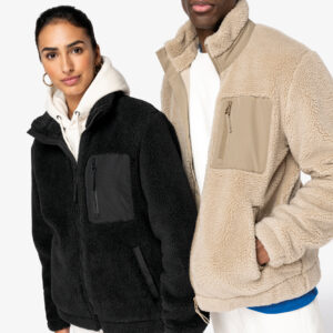 Visuel Veste écoresponsable en sherpa unisexe