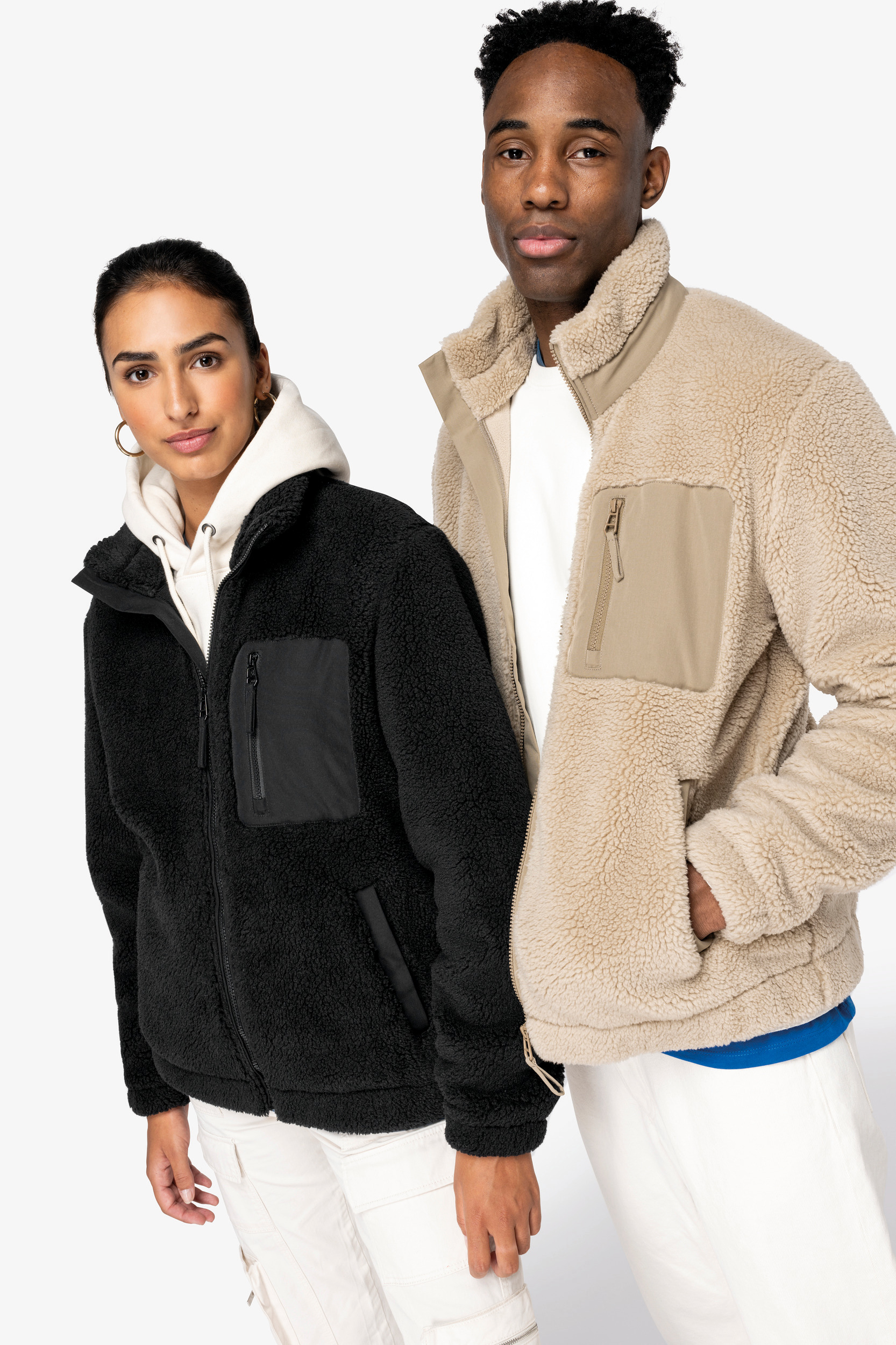Miniature 1 pour Veste écoresponsable en sherpa unisexe