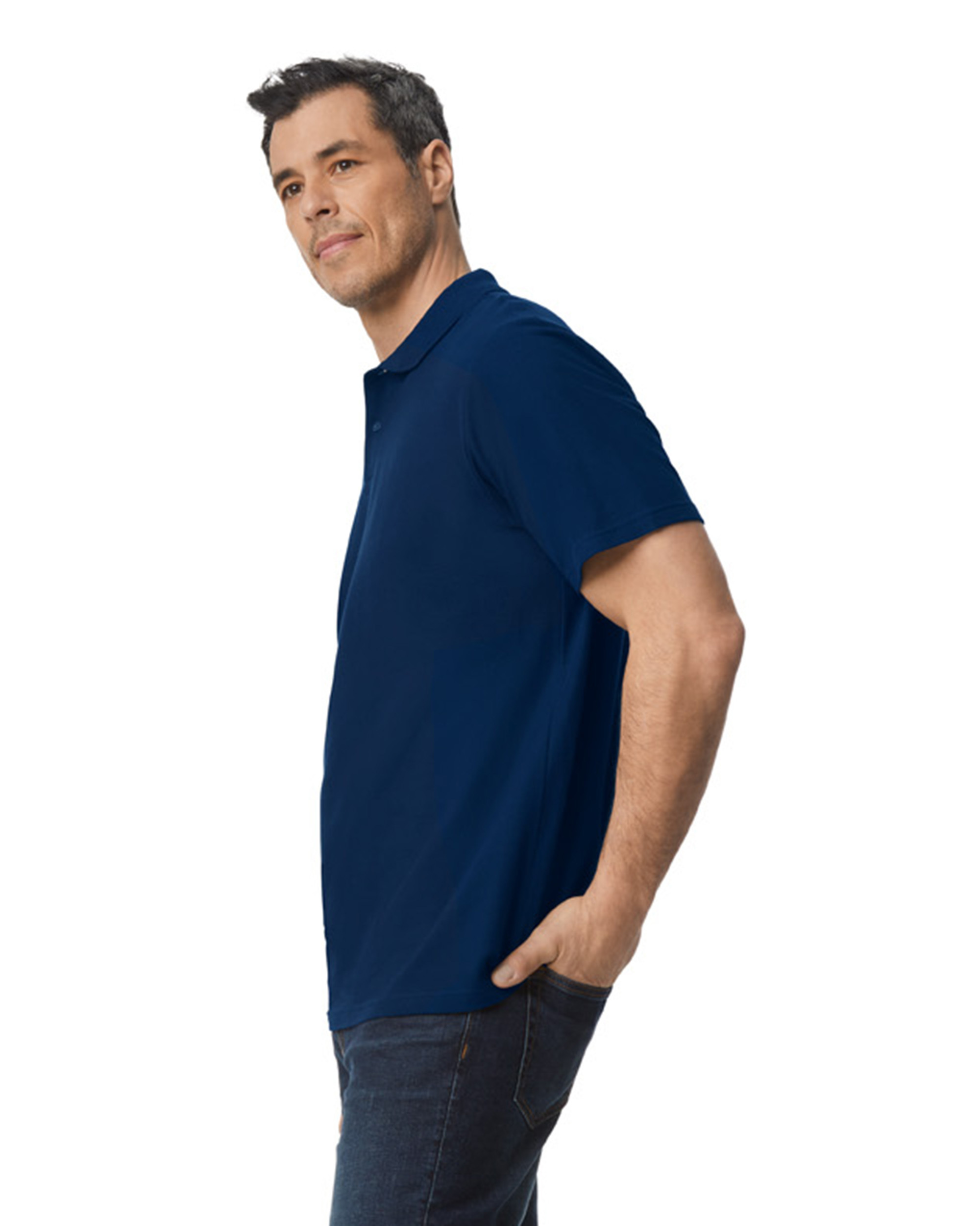 Miniature 6 pour Polo Homme Softstyle Double Piqué
