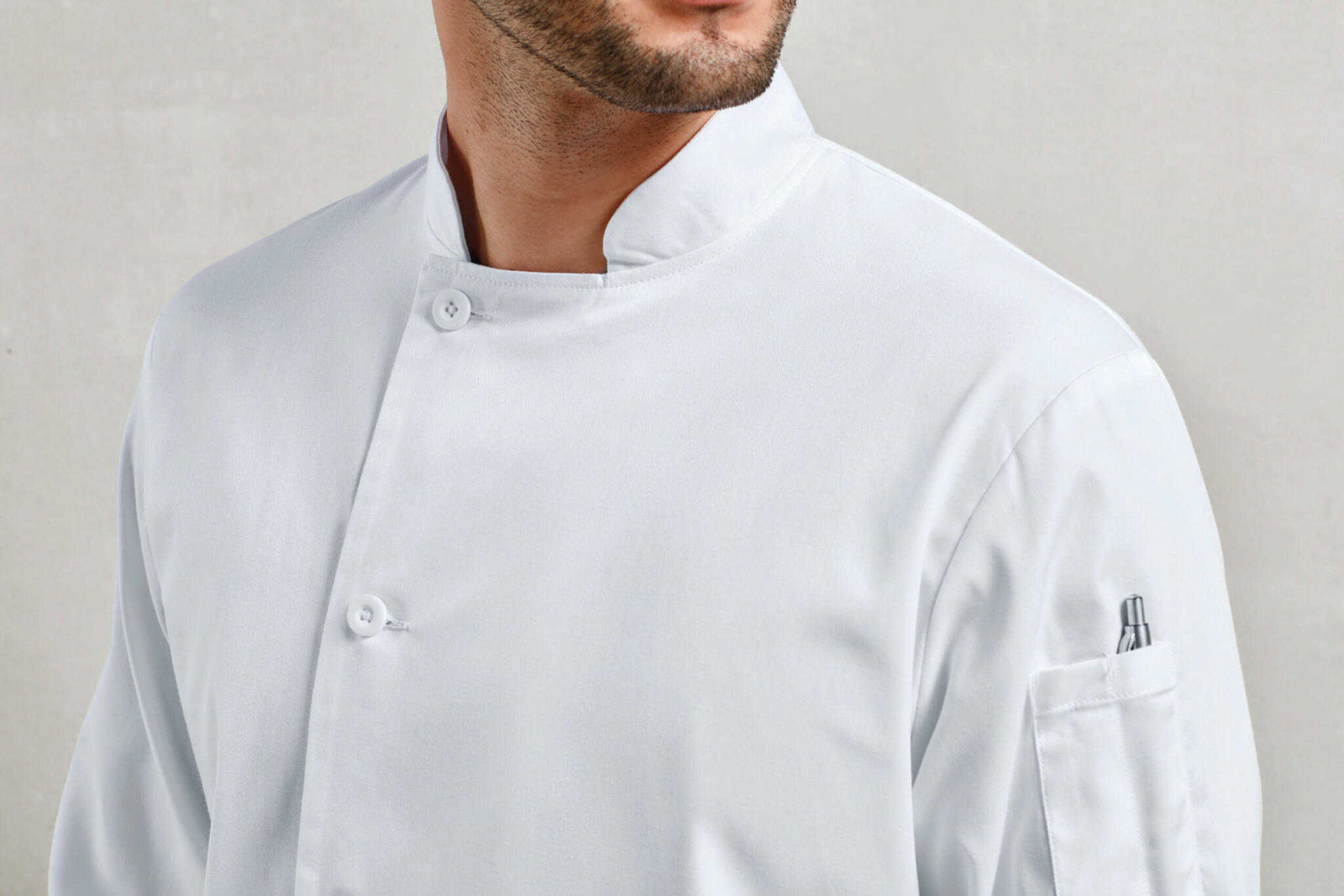 Miniature 2 pour Veste chef cuisinier manches longues "Essential"
