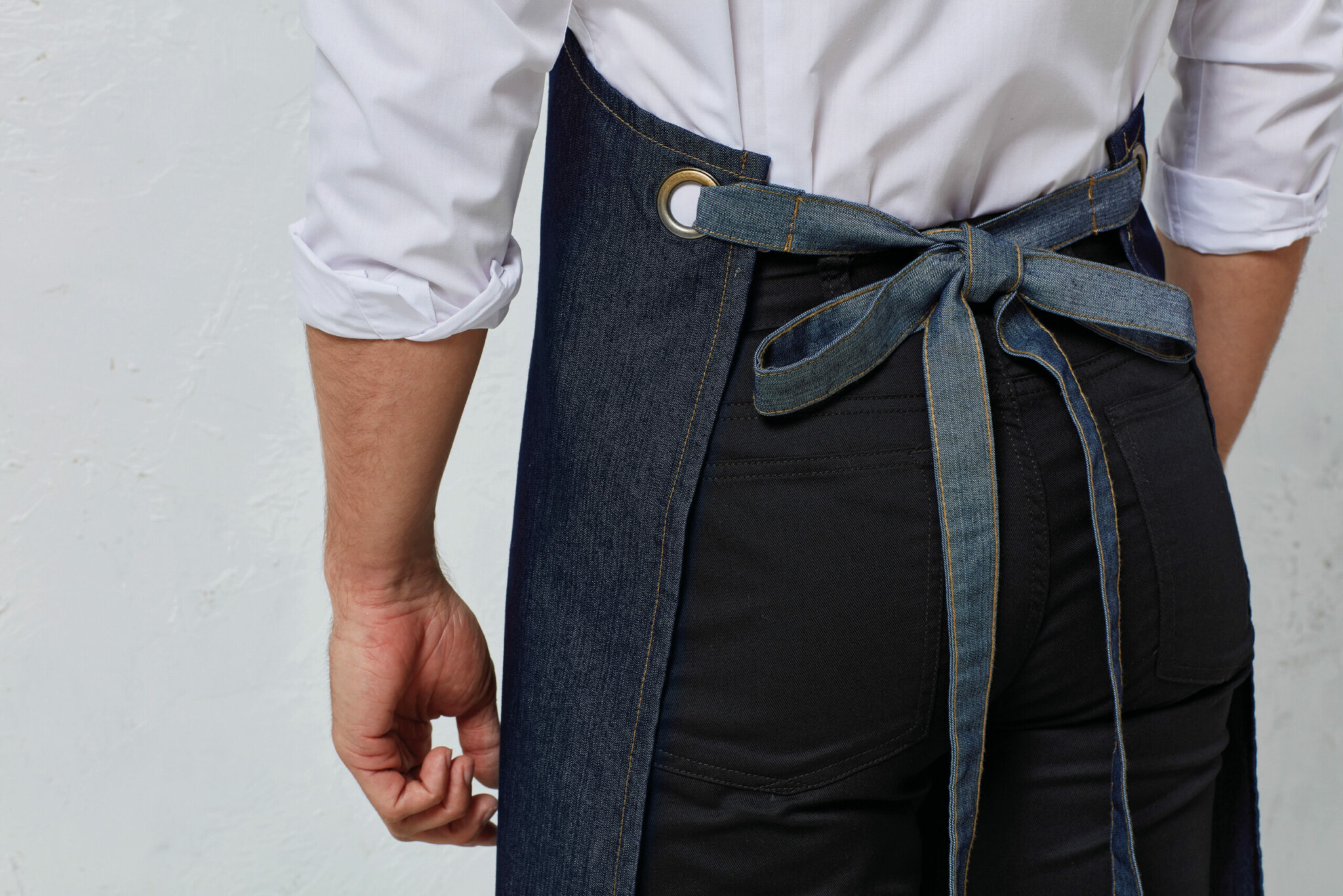 Miniature 3 pour Tablier Denim à bavette "Domain"
