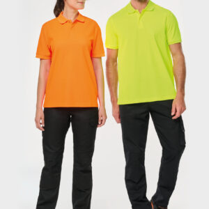 Visuel Polo unisexe écoresponsable coton/polyester