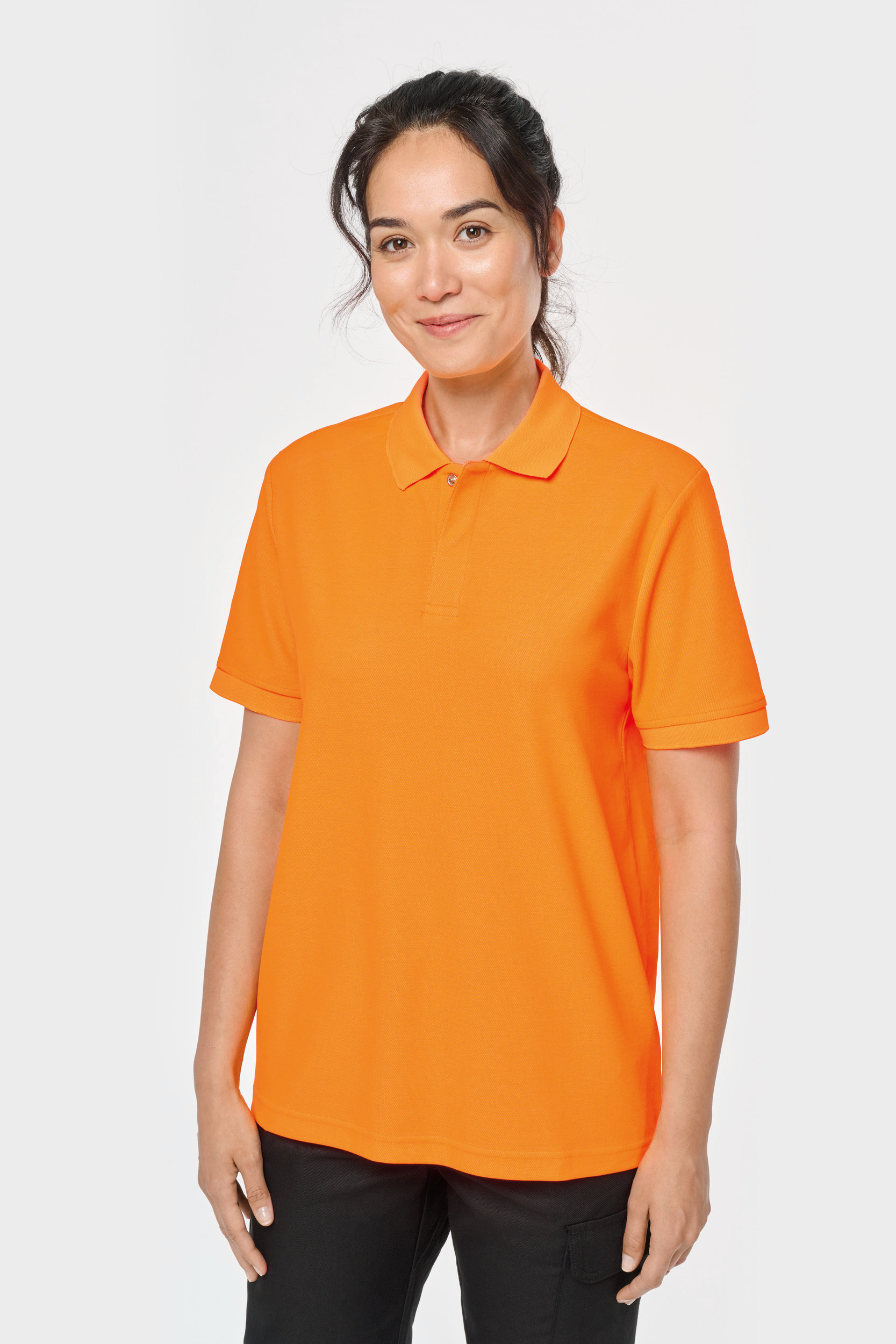 Miniature 5 pour Polo unisexe écoresponsable coton/polyester