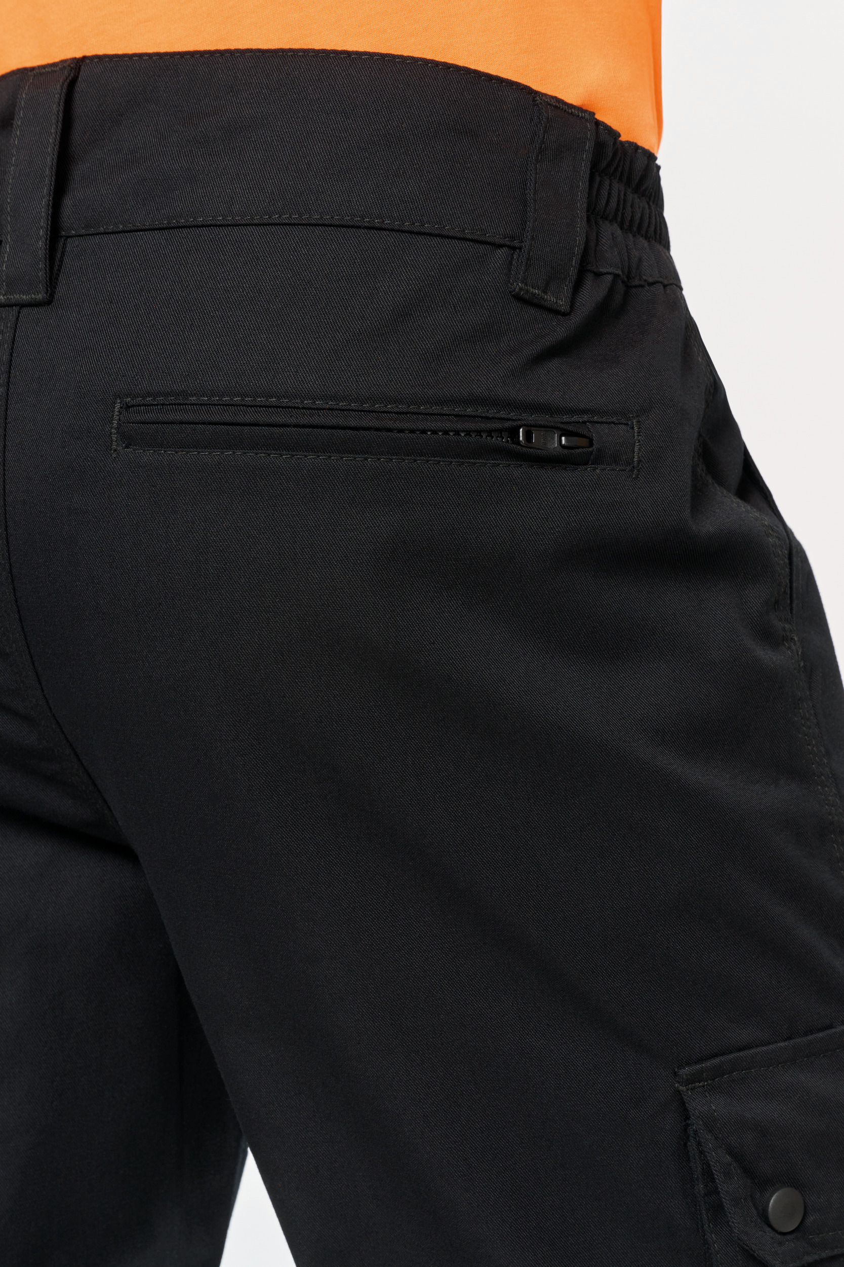 Miniature 7 pour Pantalon cargo unisexe avec bas élastiqué