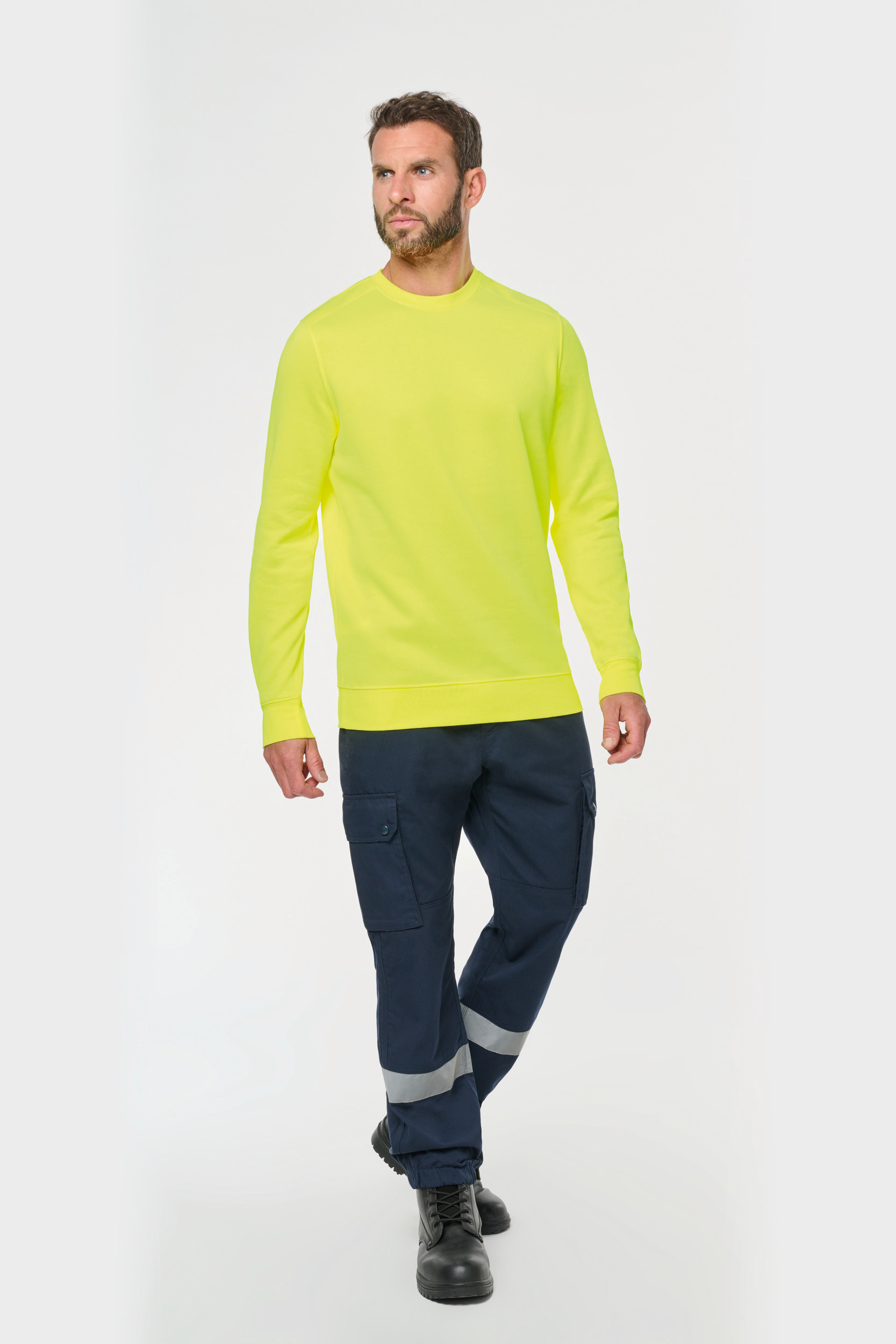 Miniature 3 pour Sweat-shirt unisexe écoresponsable polyester/coton