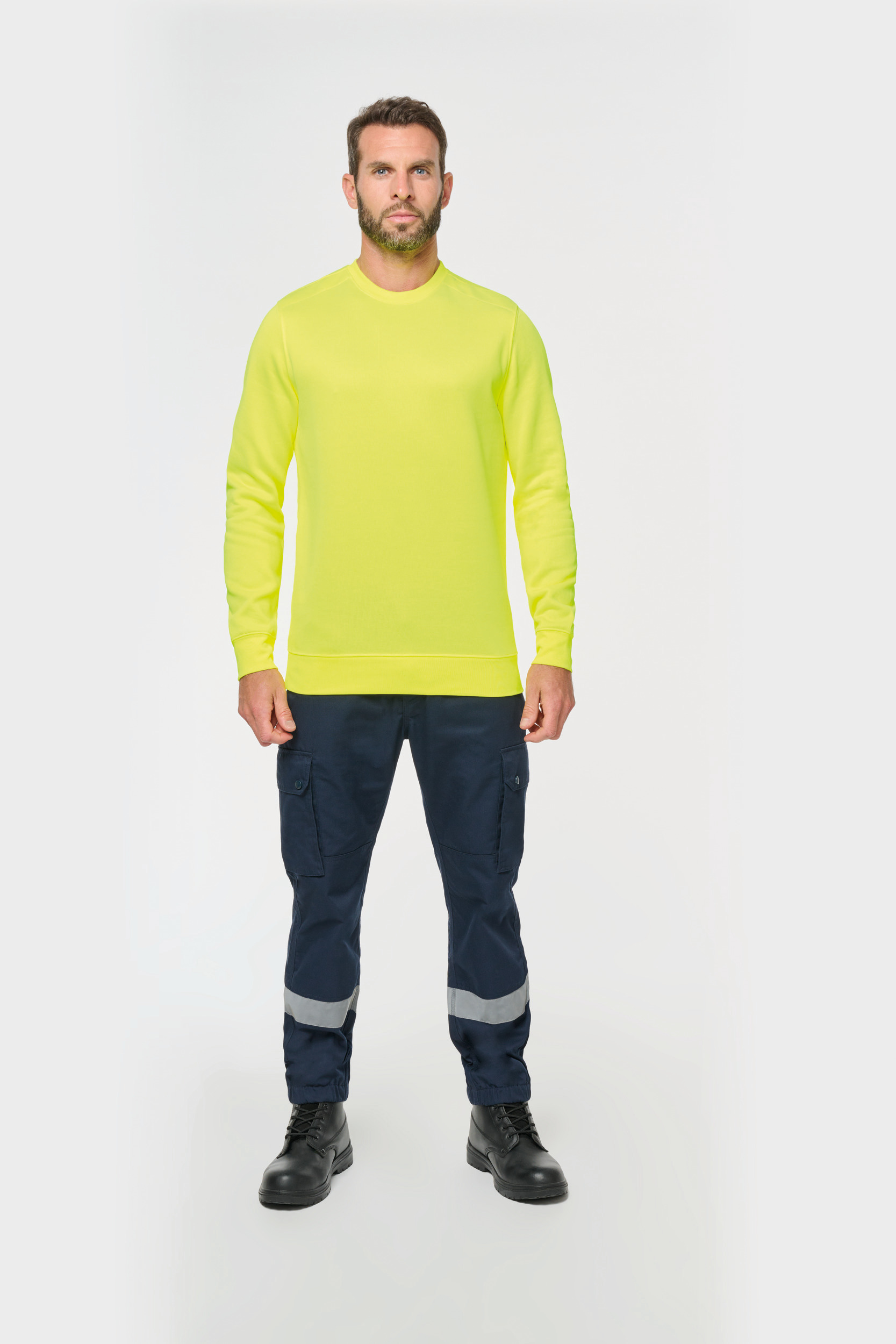 Miniature 4 pour Sweat-shirt unisexe écoresponsable polyester/coton