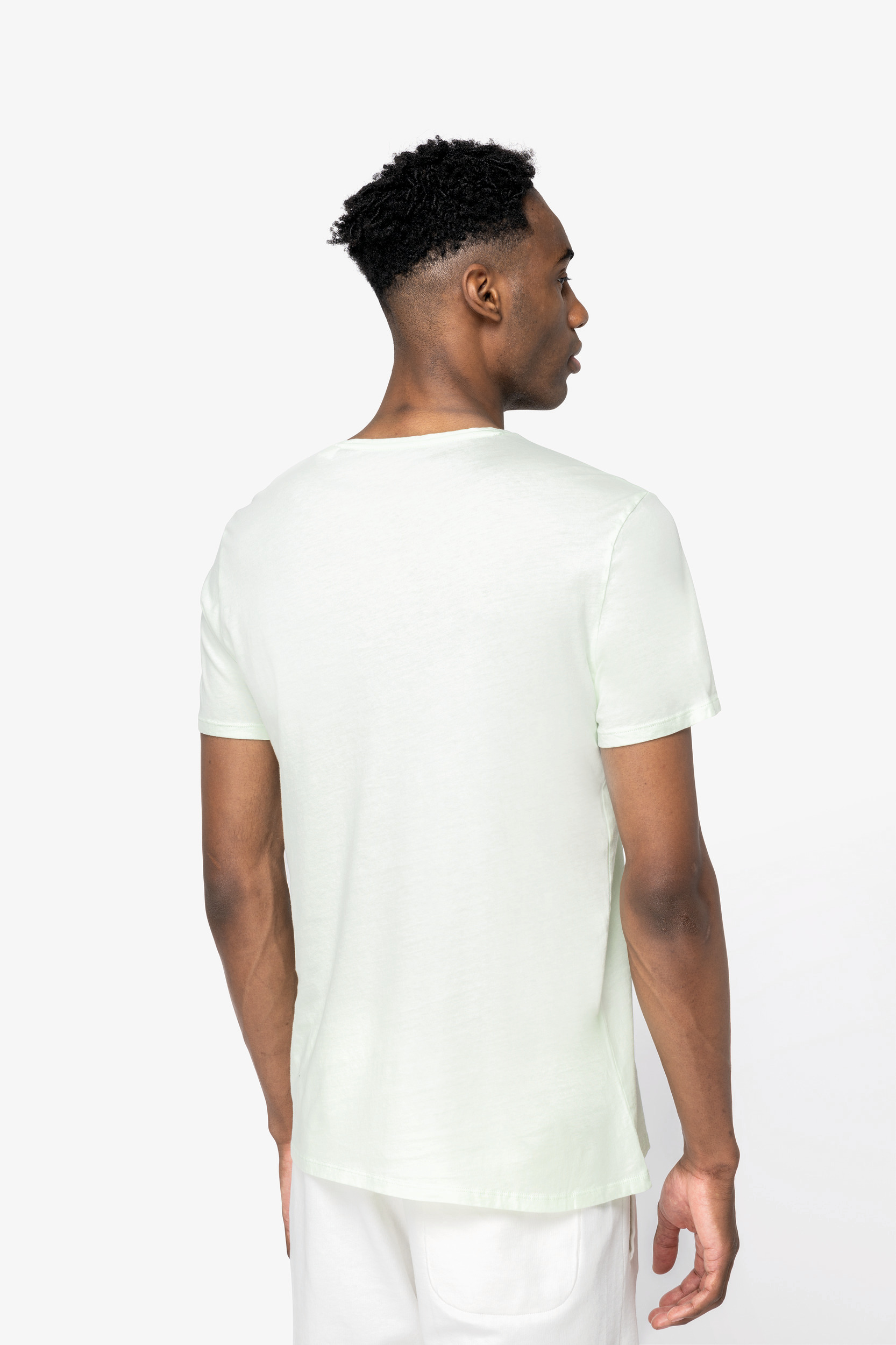 Miniature 4 pour T-shirt écoresponsable délavé unisexe