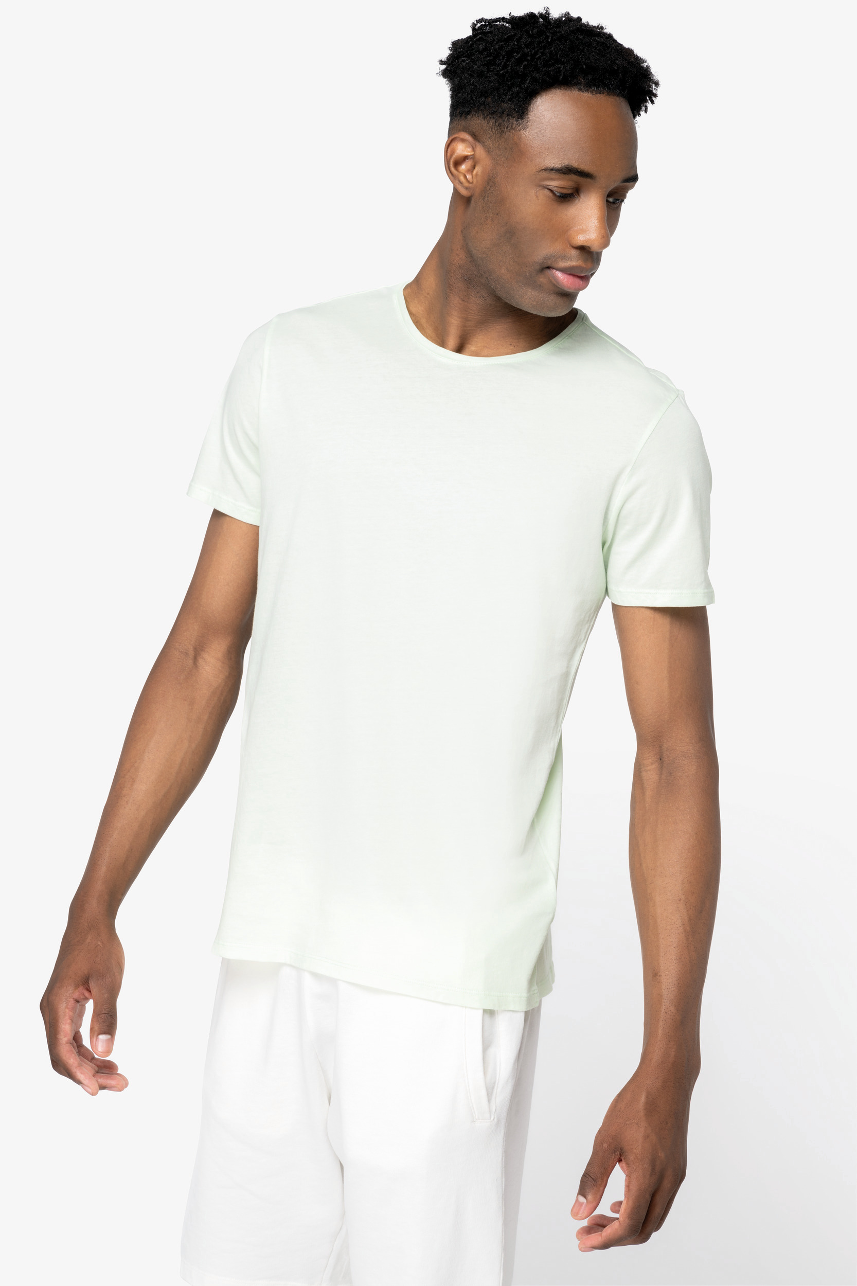 Miniature 3 pour T-shirt écoresponsable délavé unisexe