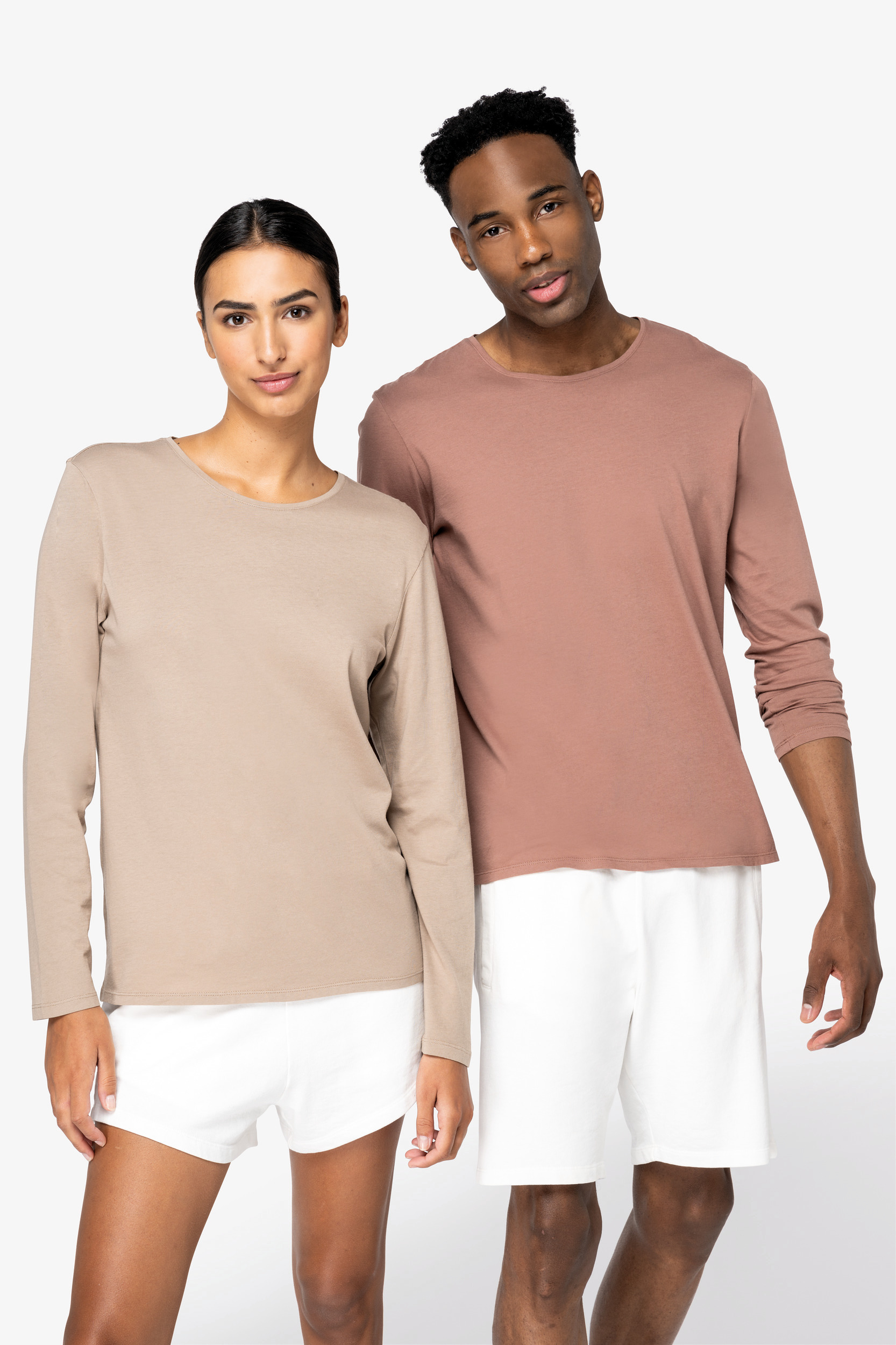 Miniature 1 pour T-shirt écoresponsable délavé manches longues unisexe