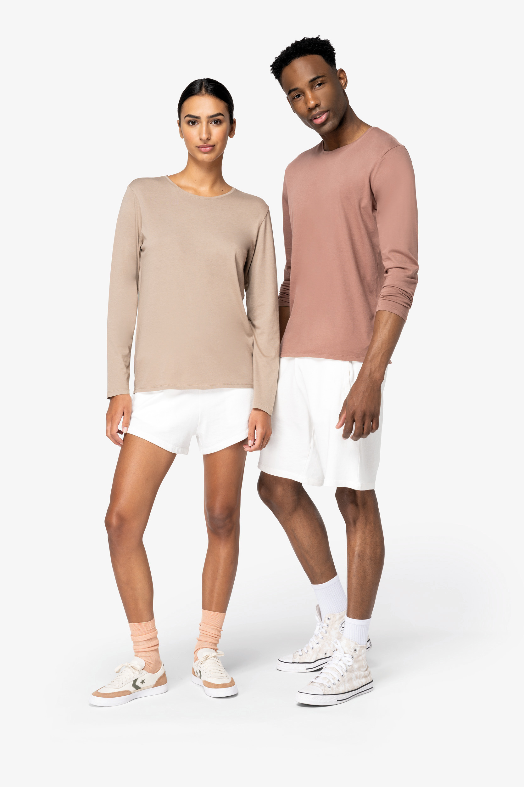 Miniature 2 pour T-shirt écoresponsable délavé manches longues unisexe