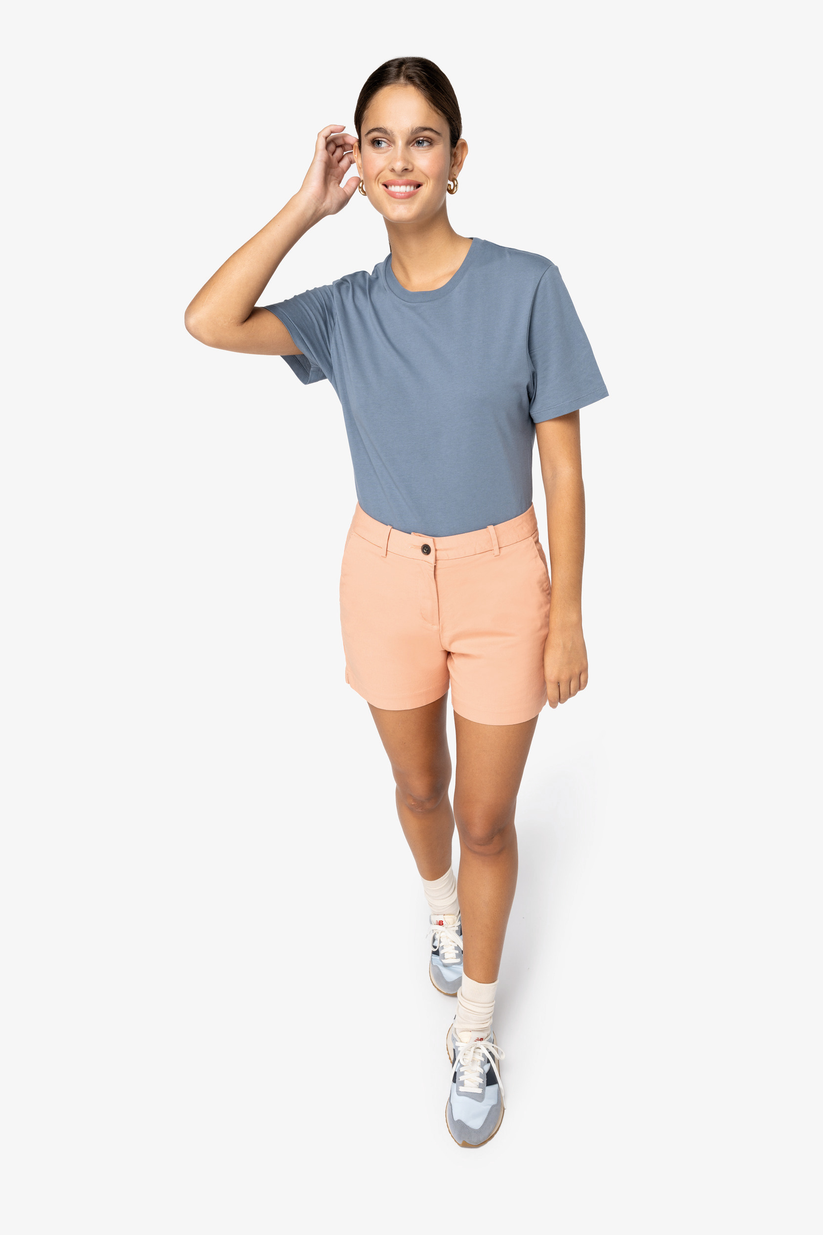 Miniature 2 pour Bermuda chino écoresponsable femme