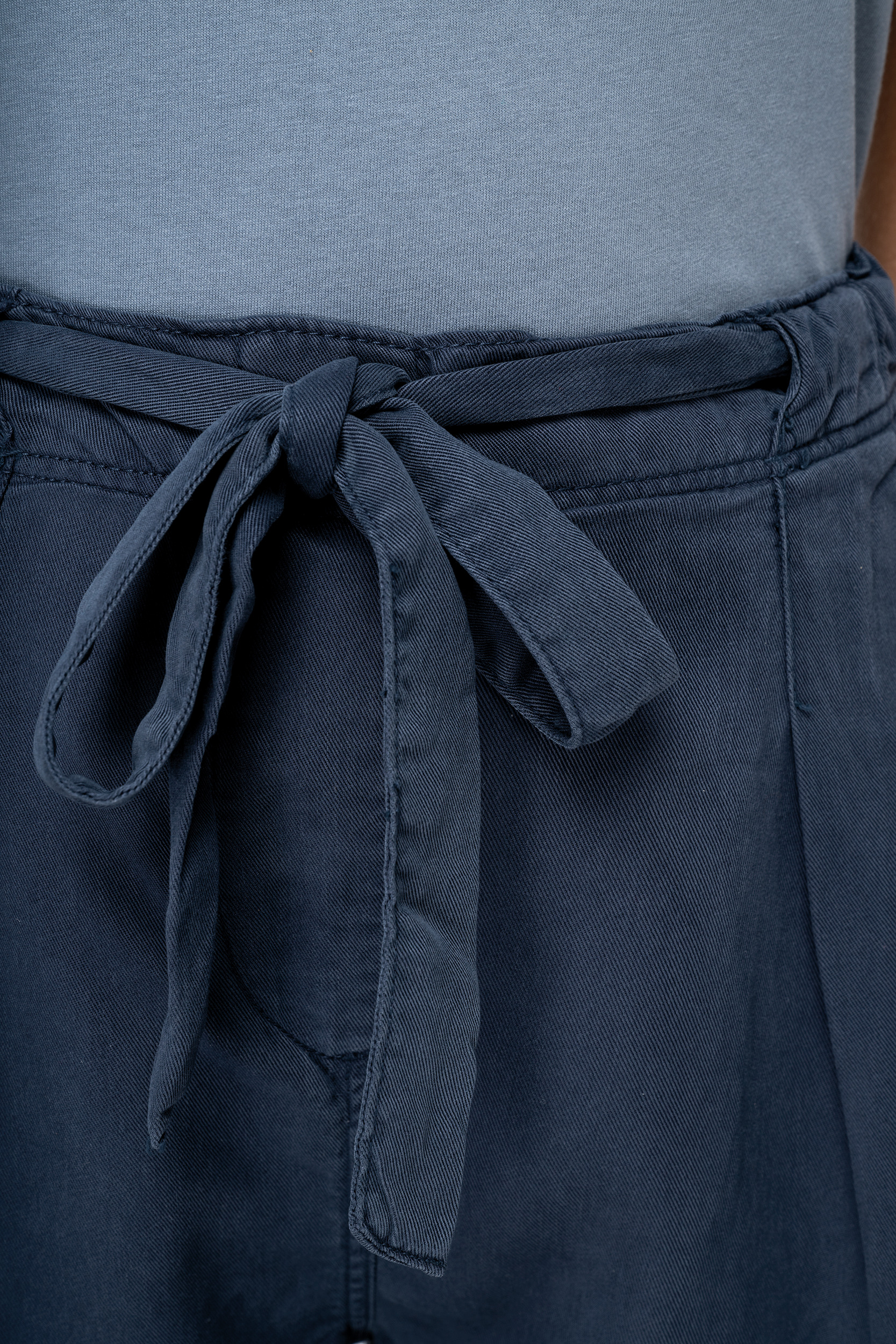 Miniature 5 pour Short écoresponsable délavé en lyocell femme