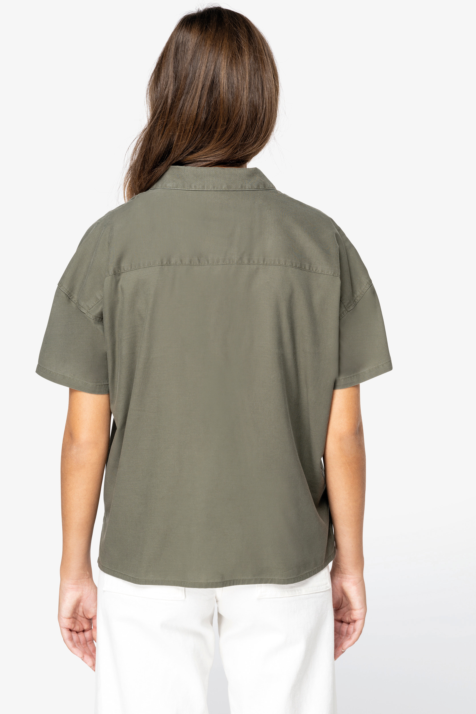 Miniature 3 pour Chemise écoresponsable oversize en lyocell femme