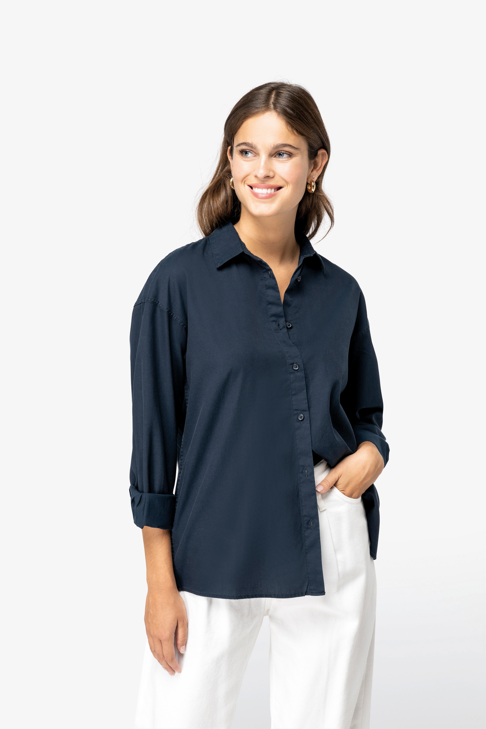 Miniature 1 pour Chemise écoresponsable en lyocell femme