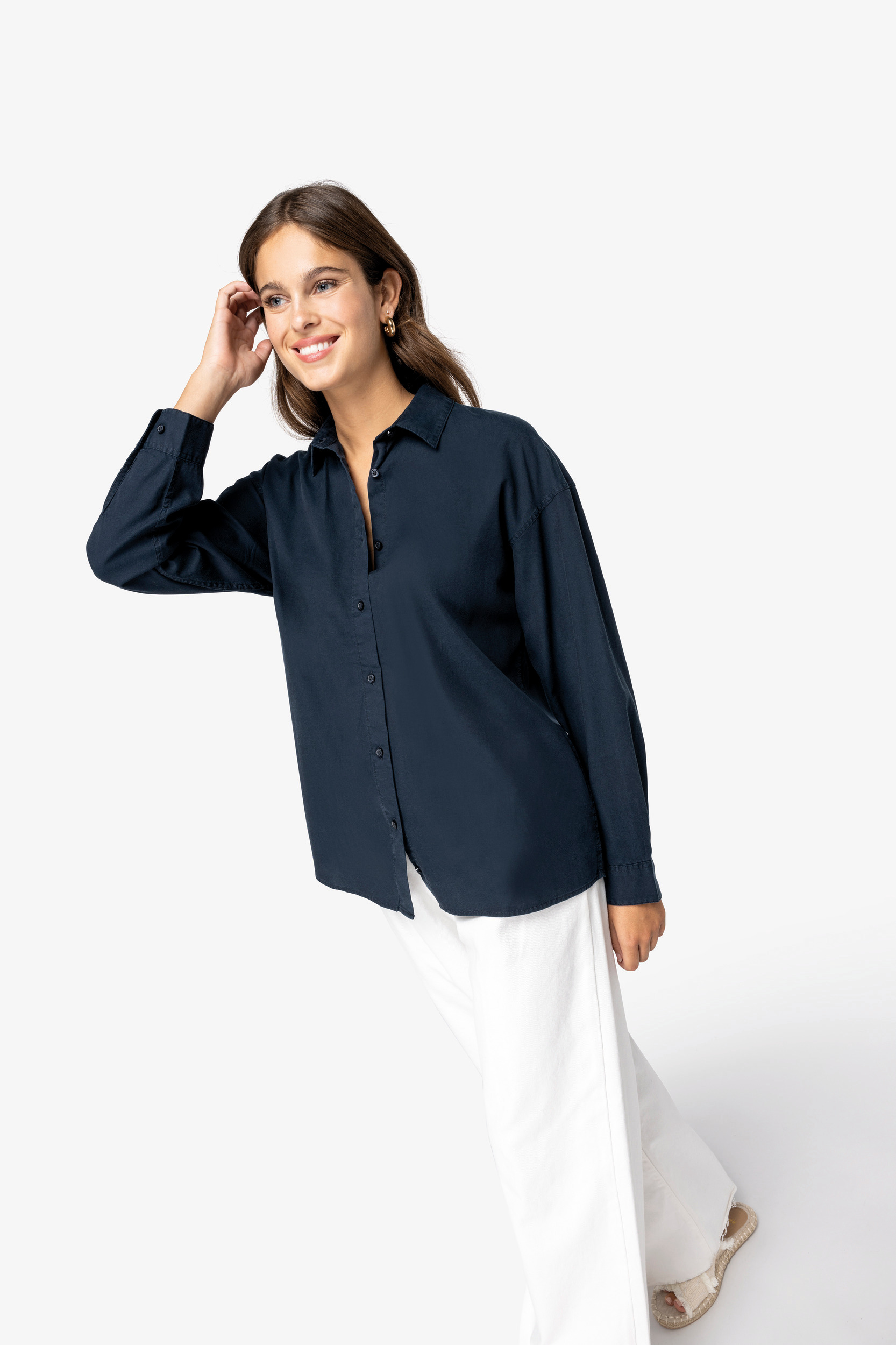 Miniature 3 pour Chemise écoresponsable en lyocell femme