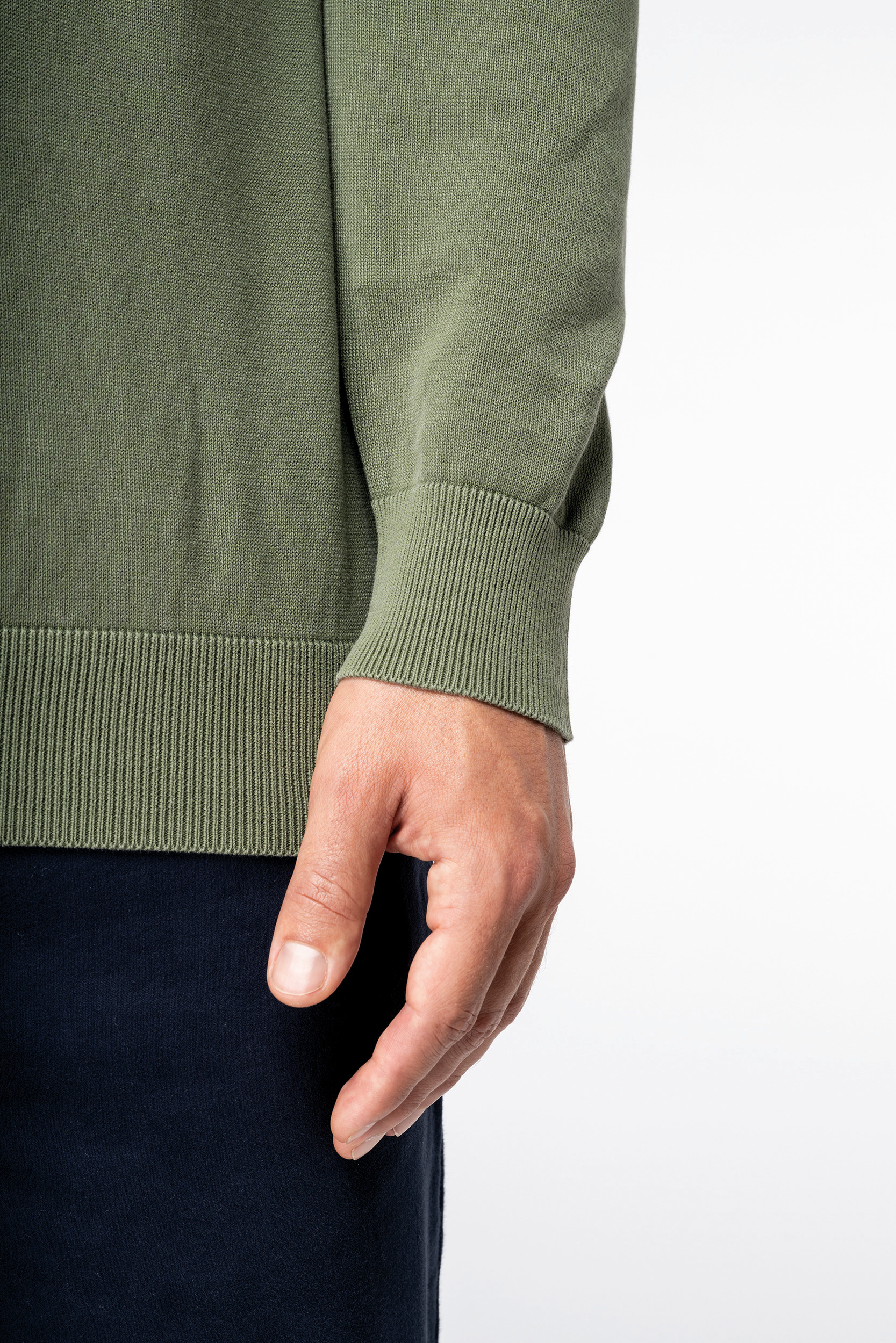 Miniature 7 pour Pull écoresponsable délavé à col rond homme