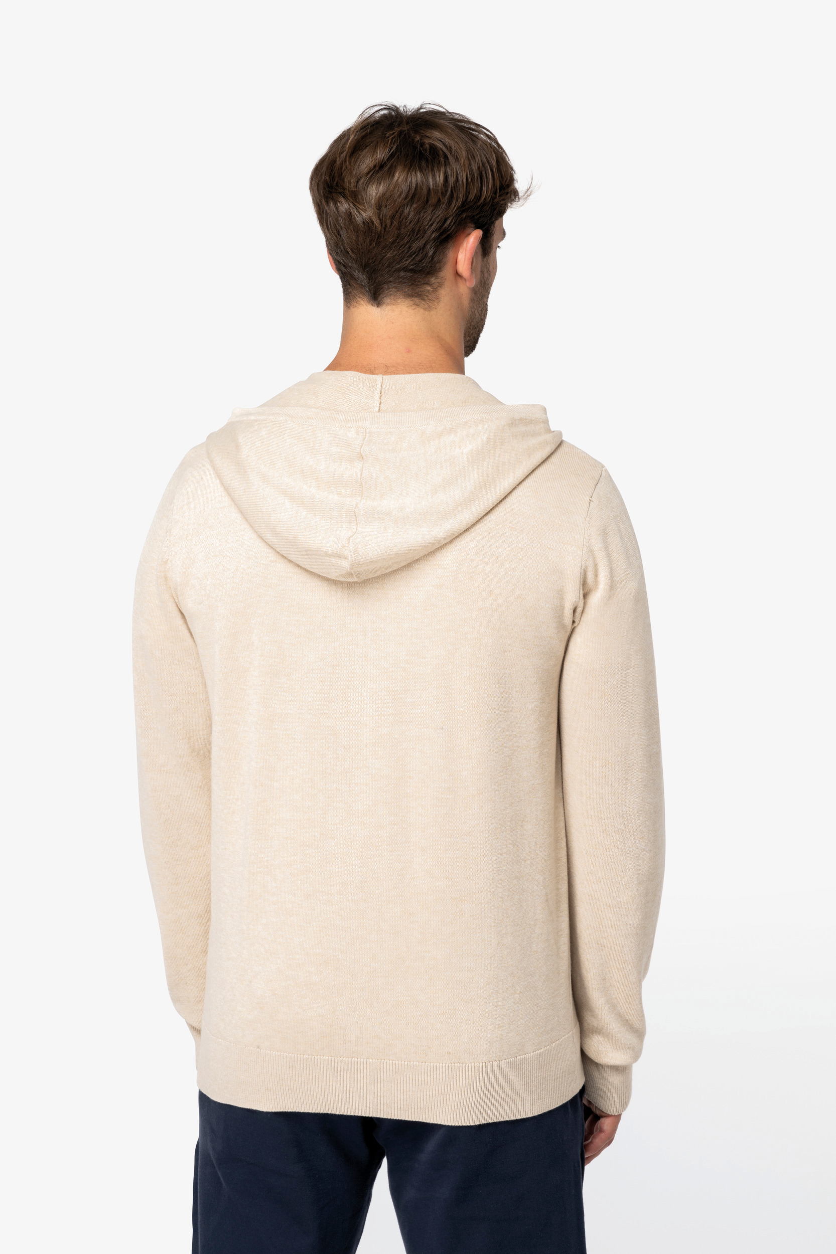 Miniature 4 pour Pull écoresponsable à capuche en lyocell homme