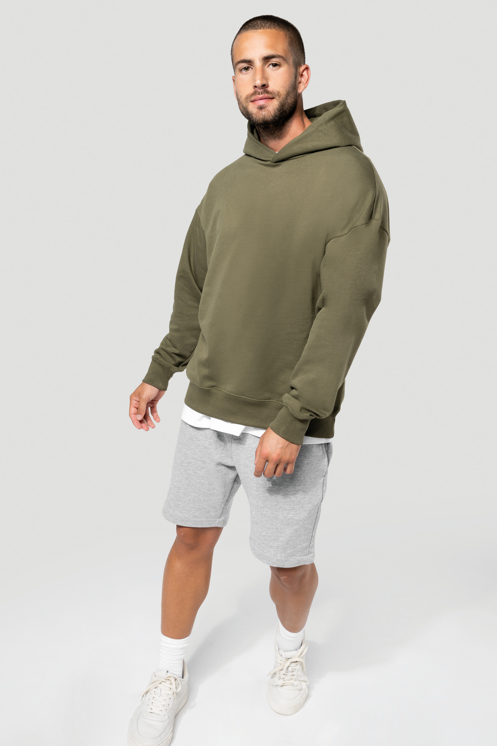 Miniature 5 pour Sweatshirt à capuche molleton oversize unisexe