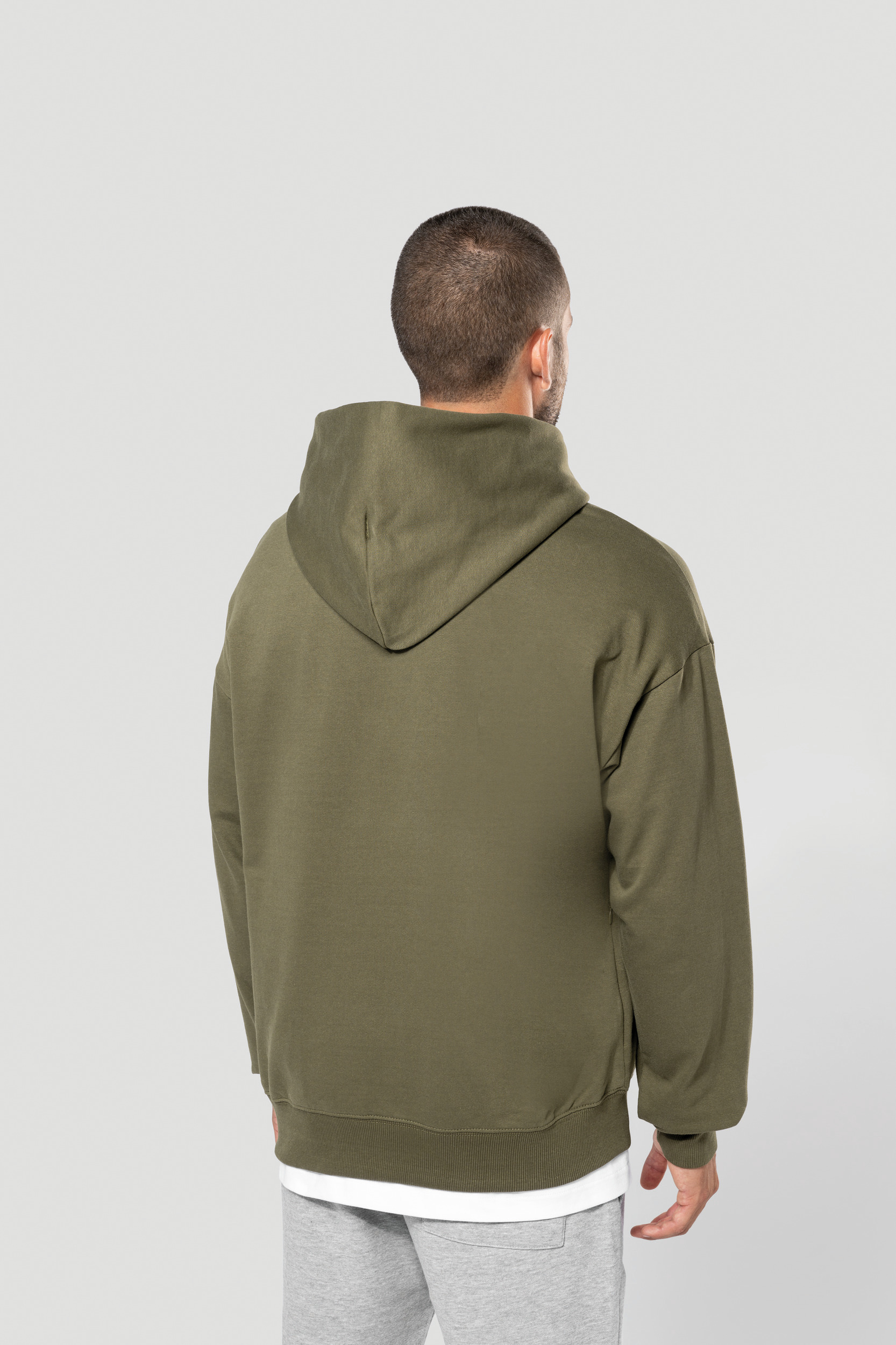 Miniature 3 pour Sweatshirt à capuche molleton oversize unisexe