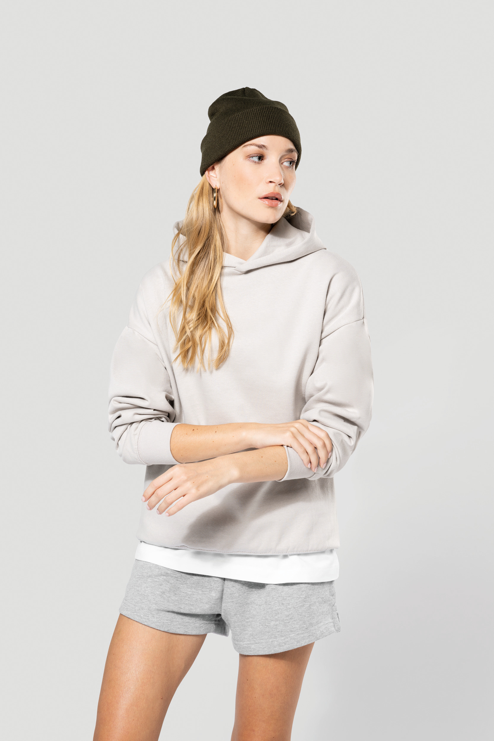 Miniature 8 pour Sweatshirt à capuche molleton oversize unisexe